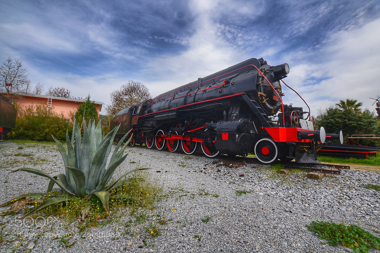 Nikon D3100 sample photo. Train railway museium photography