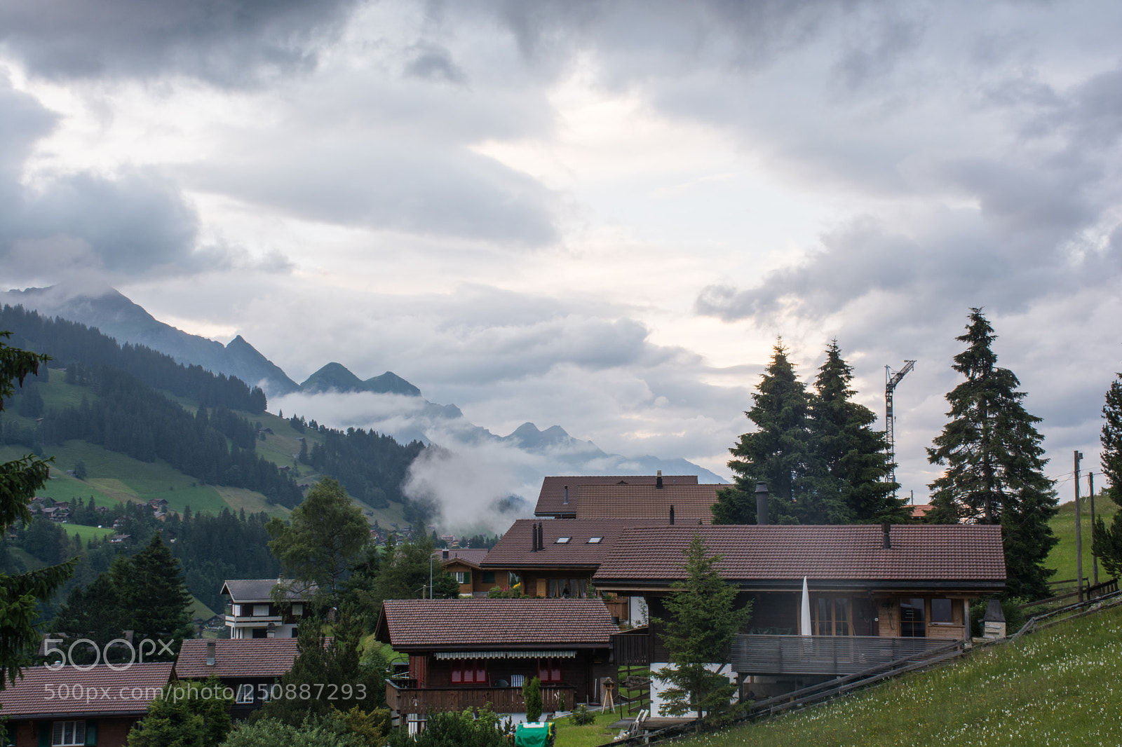 Nikon D5200 sample photo. Evening in the alps photography