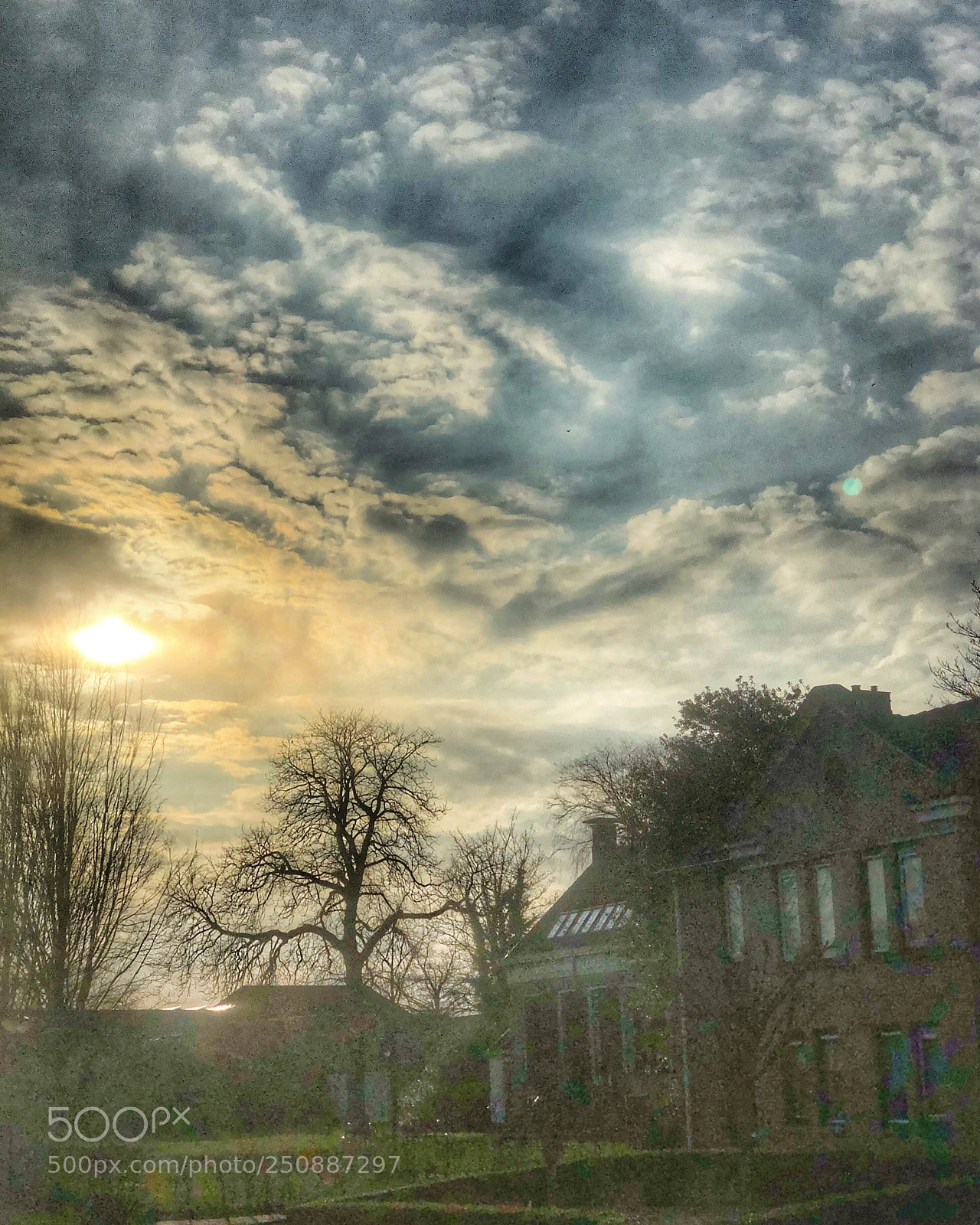 Apple iPhone X sample photo. Dutch sky photography