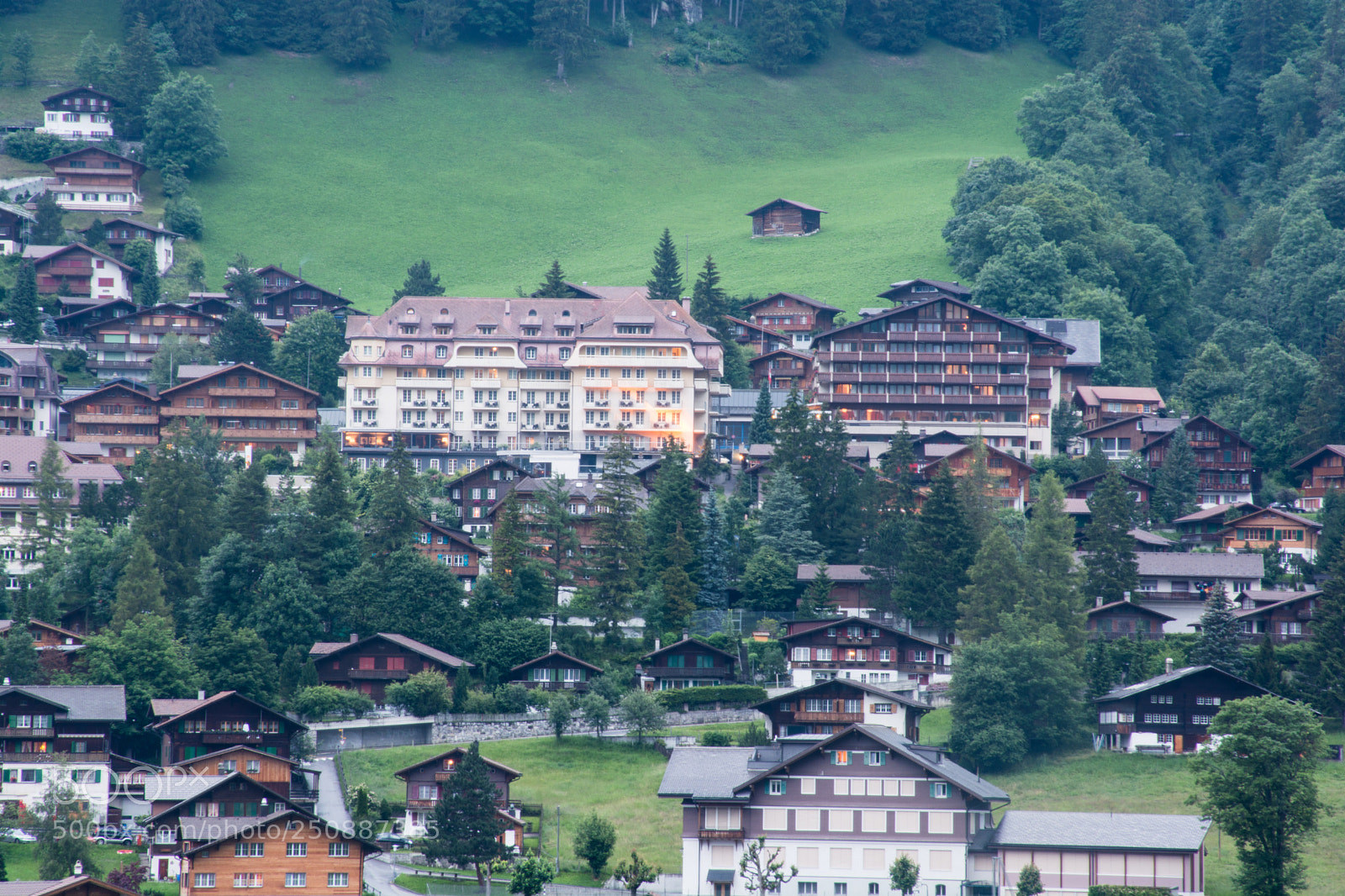 Nikon D5200 sample photo. Evening in the alps photography