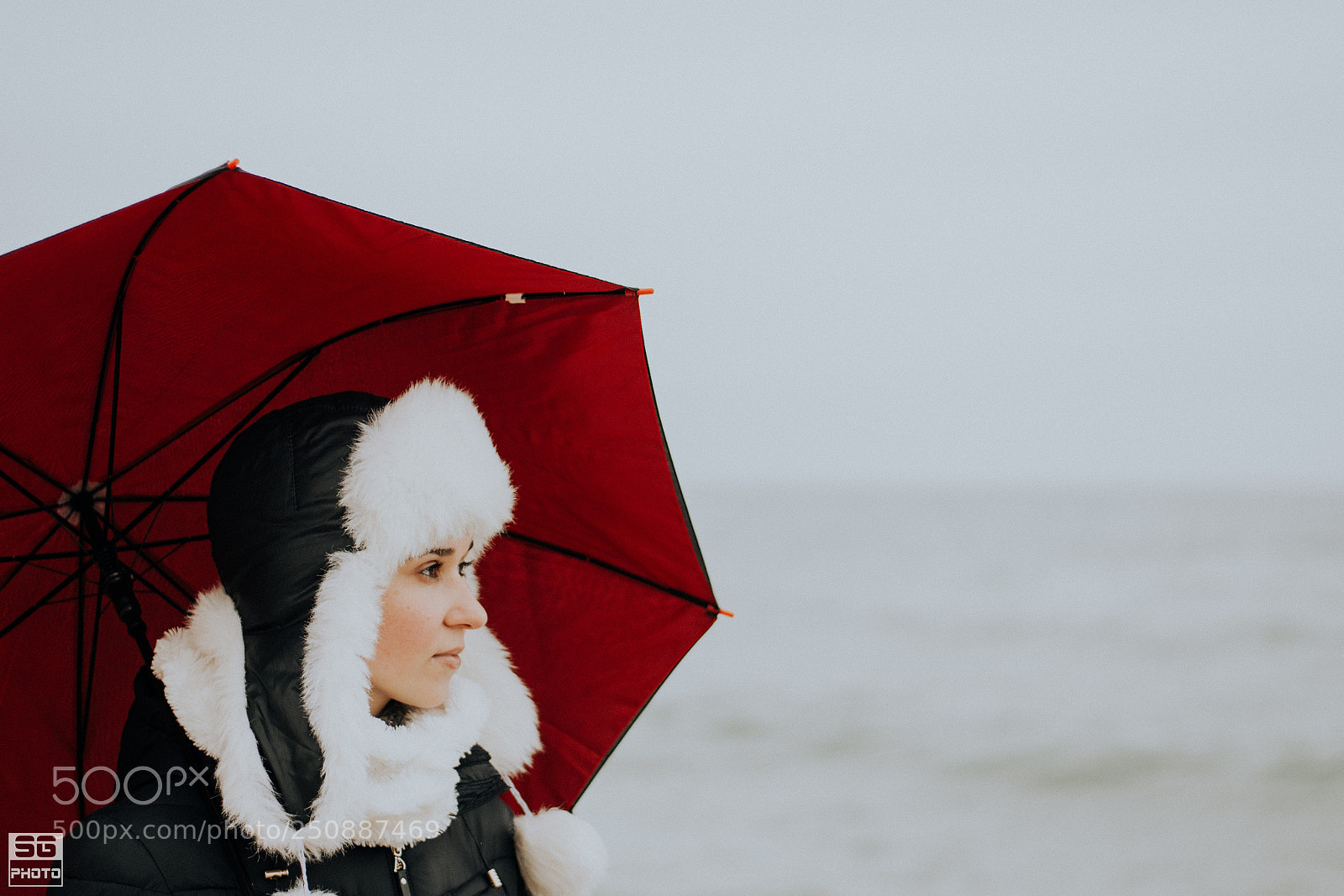 Nikon D3100 sample photo. Red umbrella photography