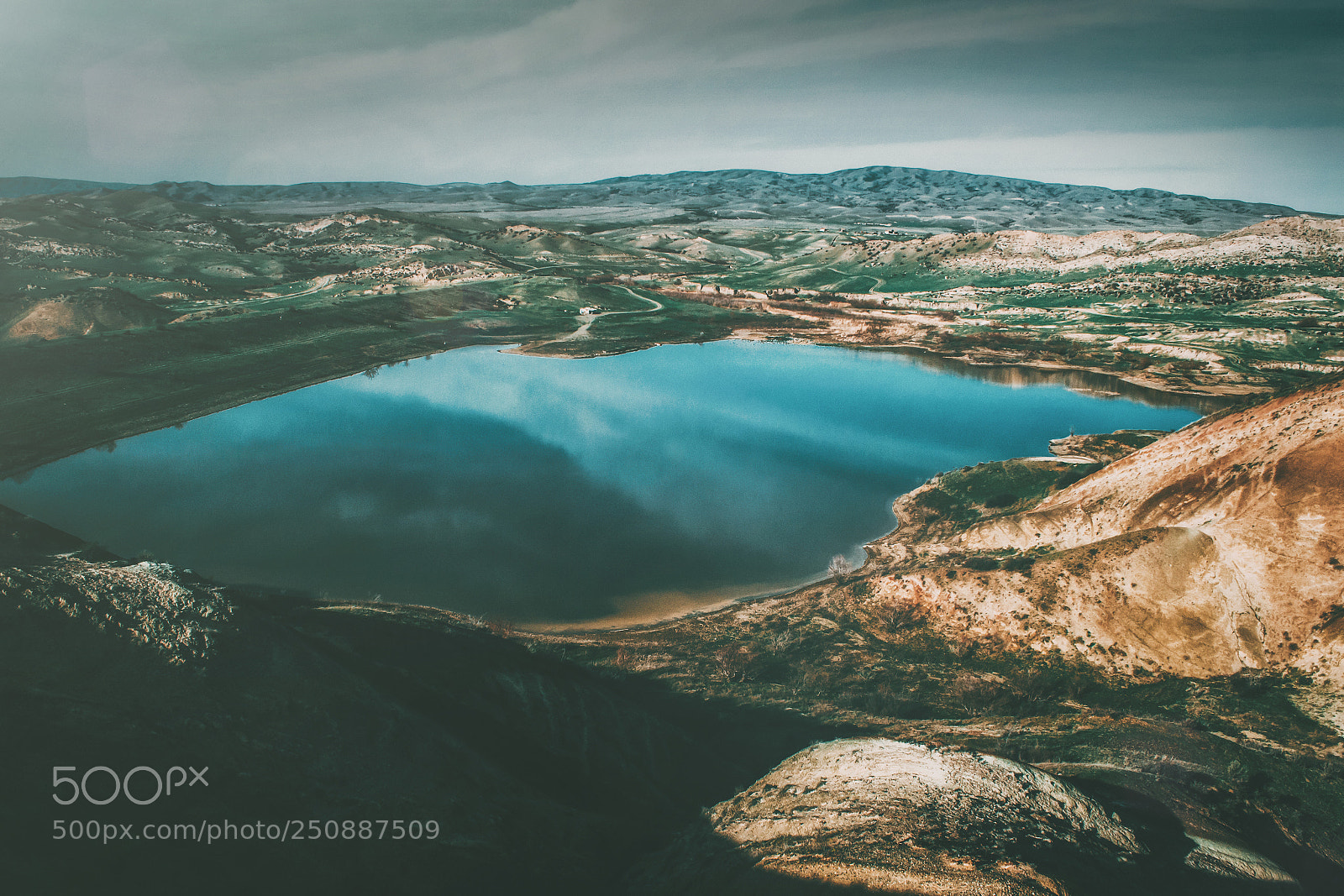 Nikon D3100 sample photo. Lake in desert photography