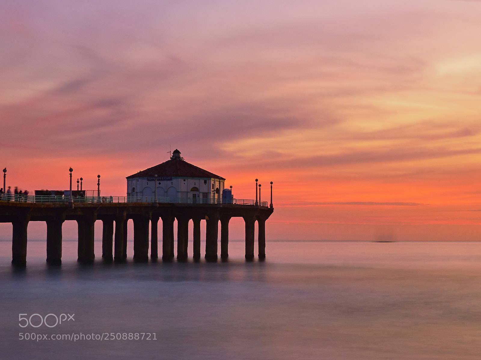 Sony a7R II sample photo. Manhattan beach sunset photography
