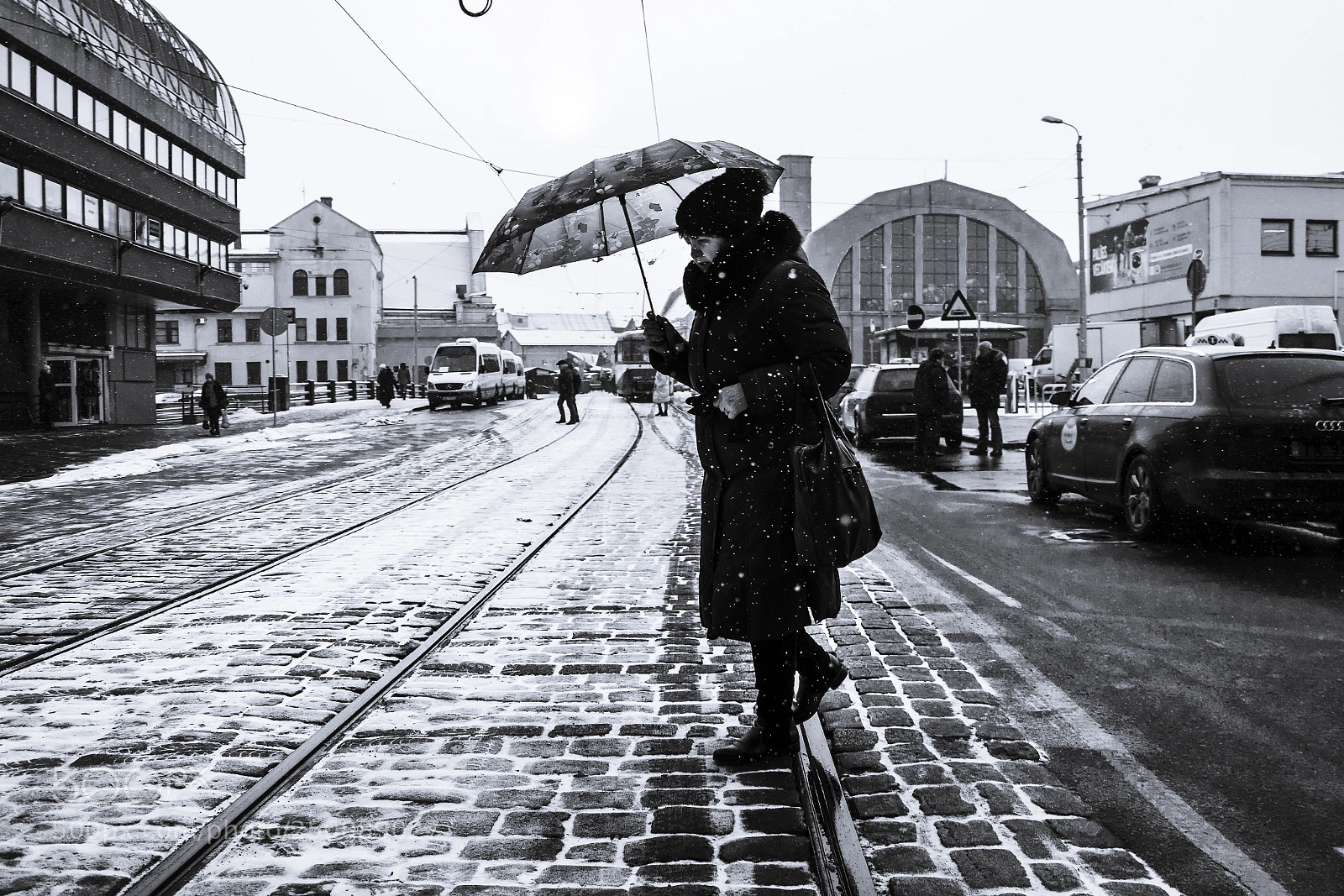 Nikon D5300 sample photo. Snowy day in riga photography