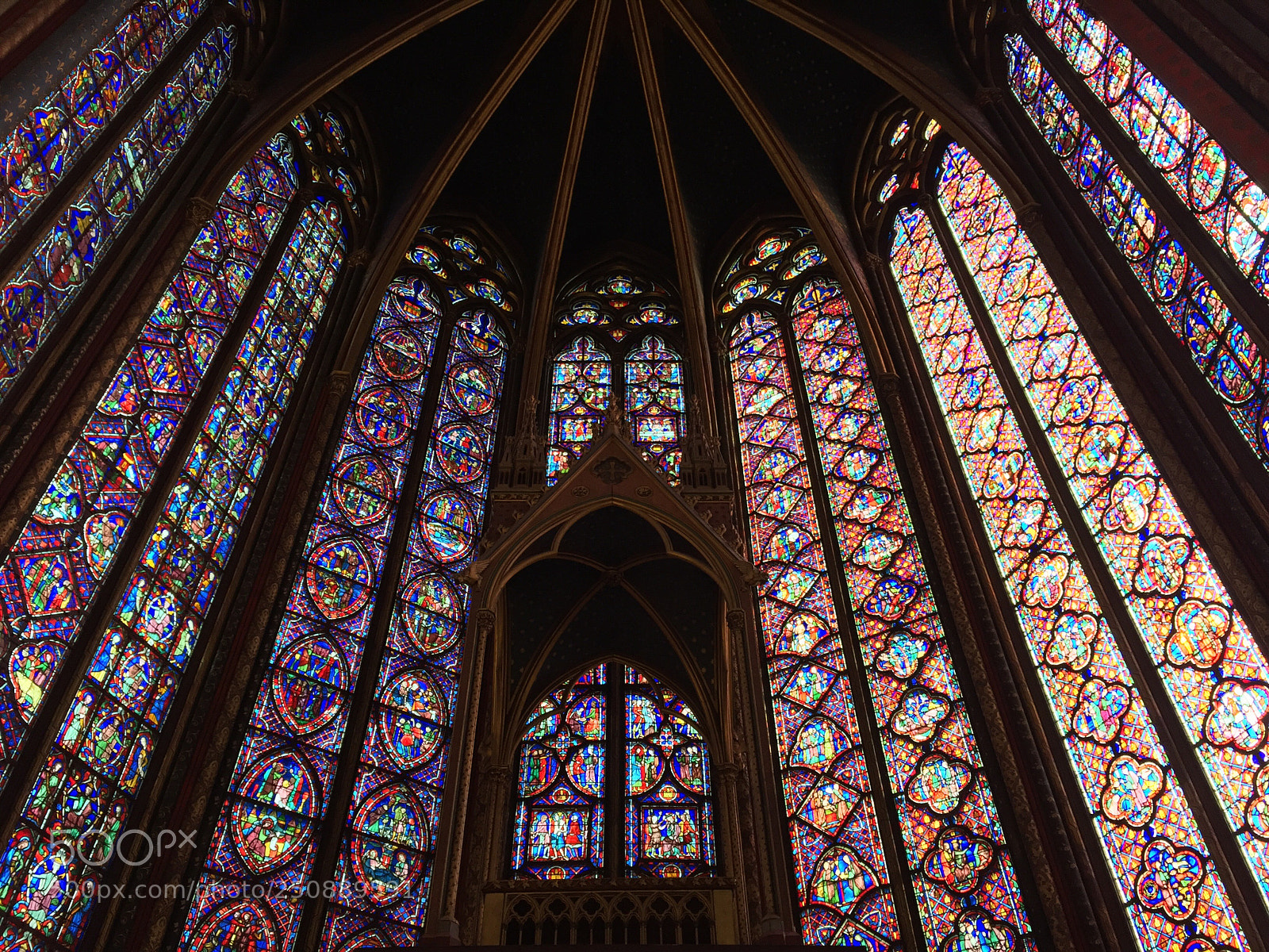 Apple iPhone 6 sample photo. Sainte chapelle photography