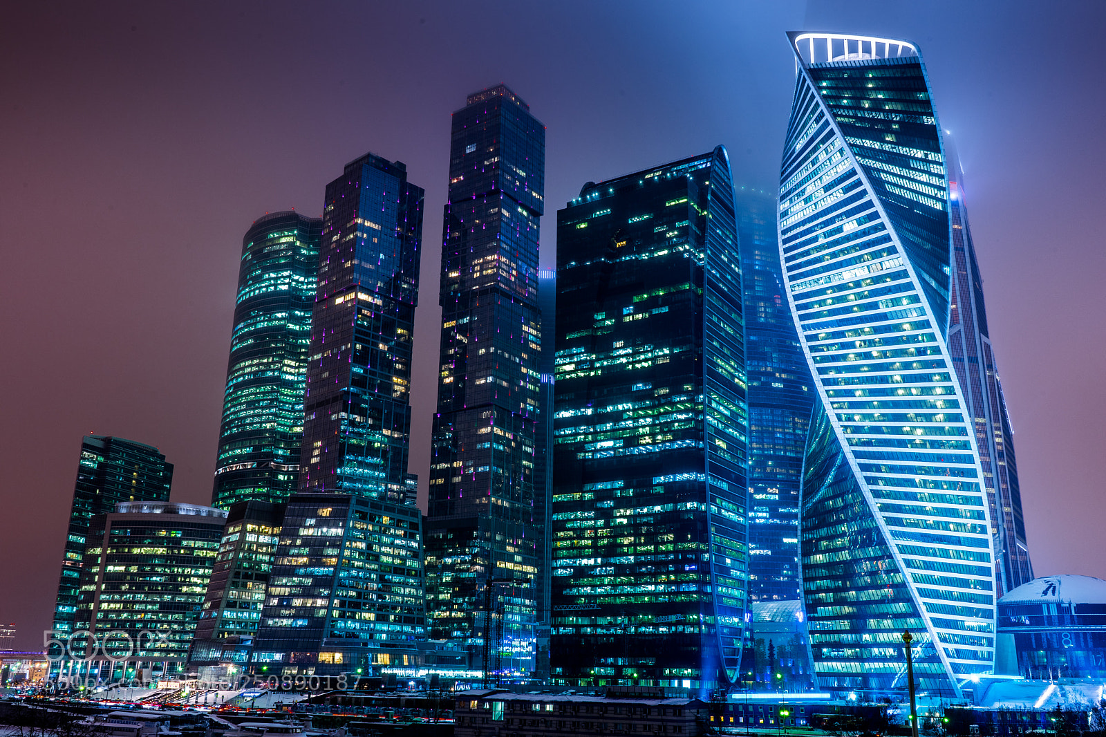 Sony a7 II sample photo. Business center in moskau photography