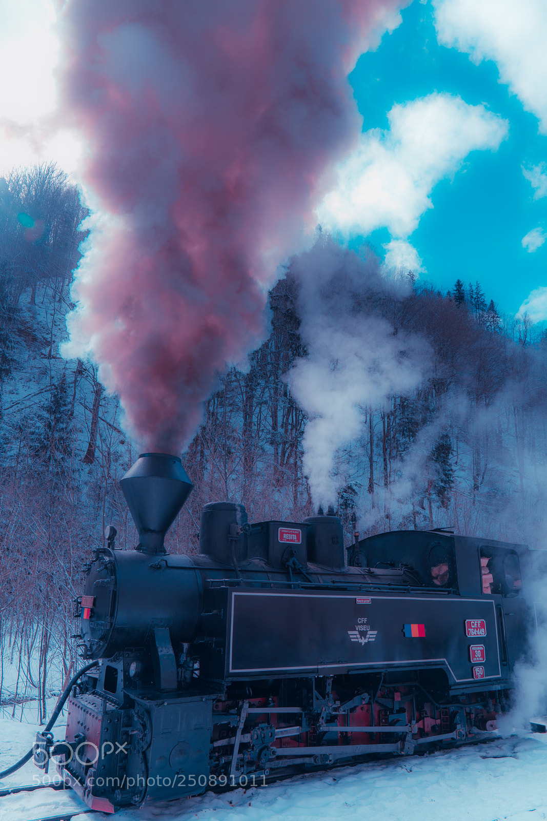 Sony a7R II sample photo. Steam locomotive photography