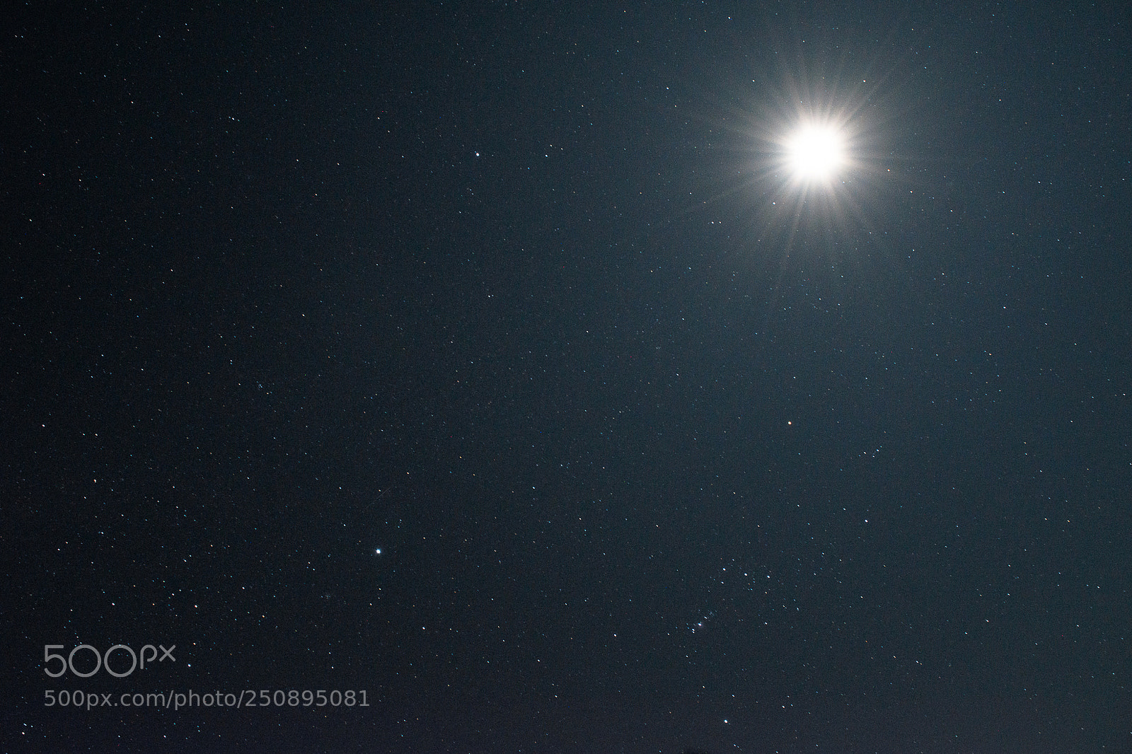 Nikon D5500 sample photo. Moonlight photography