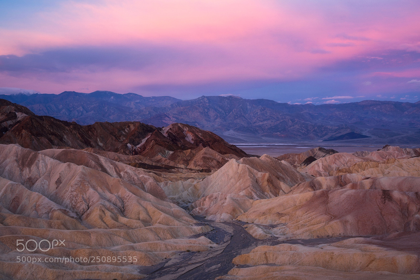 Sony a7R III sample photo. Zabriskie point sunrise photography