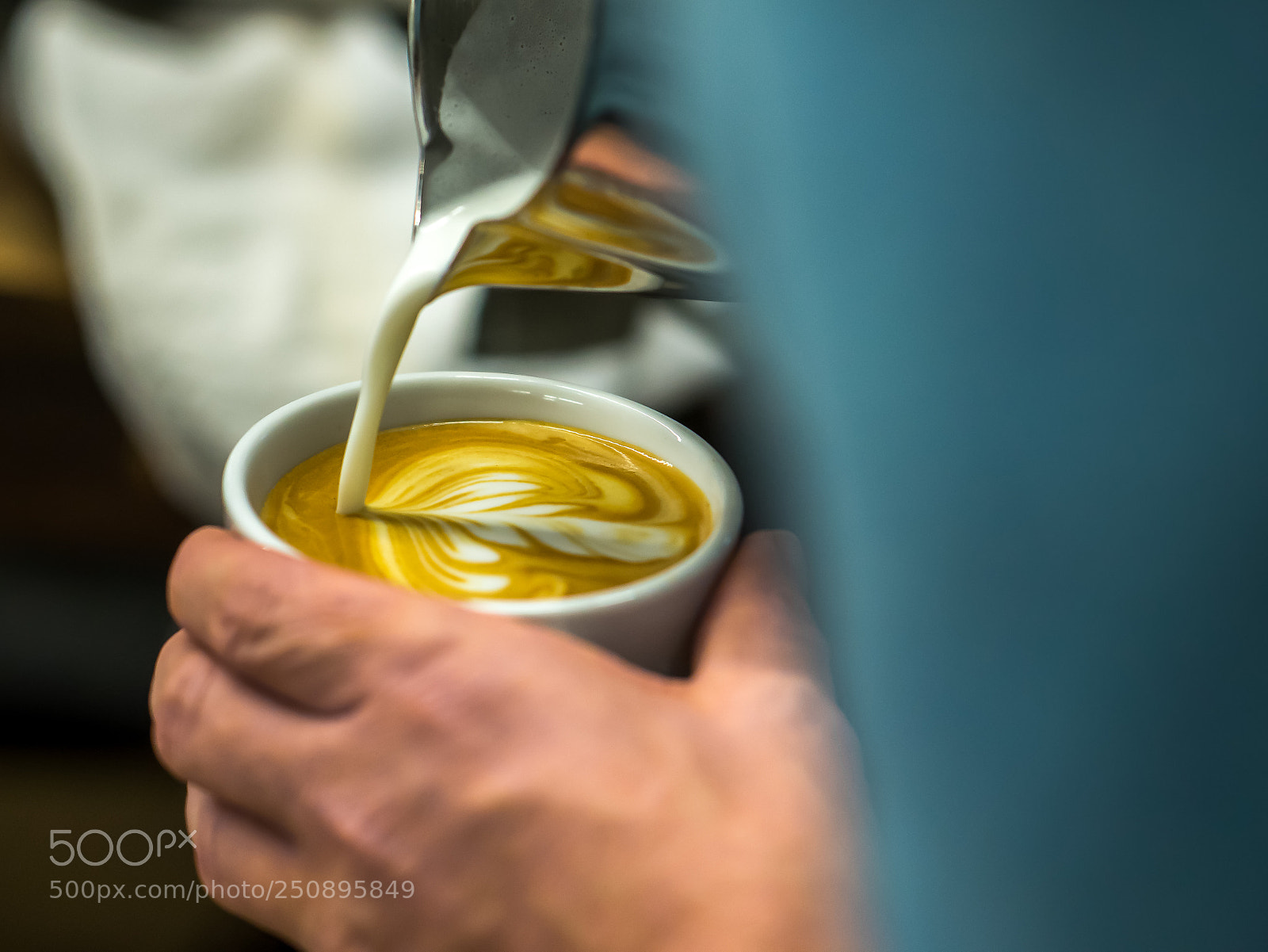 Sony Alpha a5000 (ILCE 5000) sample photo. Barista at work photography