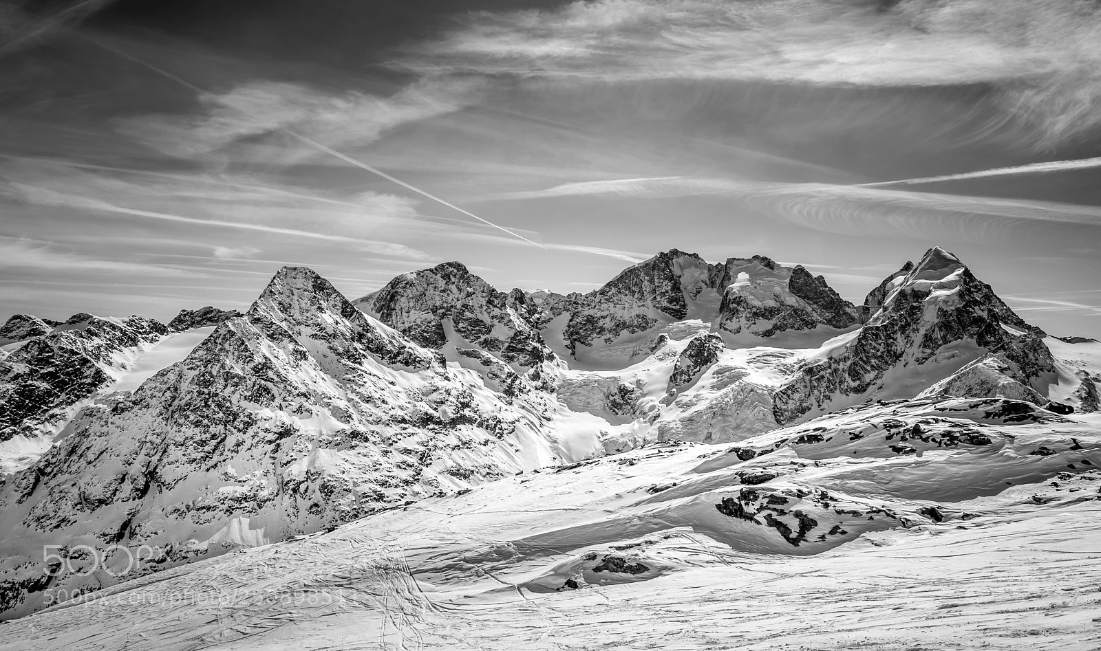 Leica Q (Typ 116) sample photo. Bernina massif photography