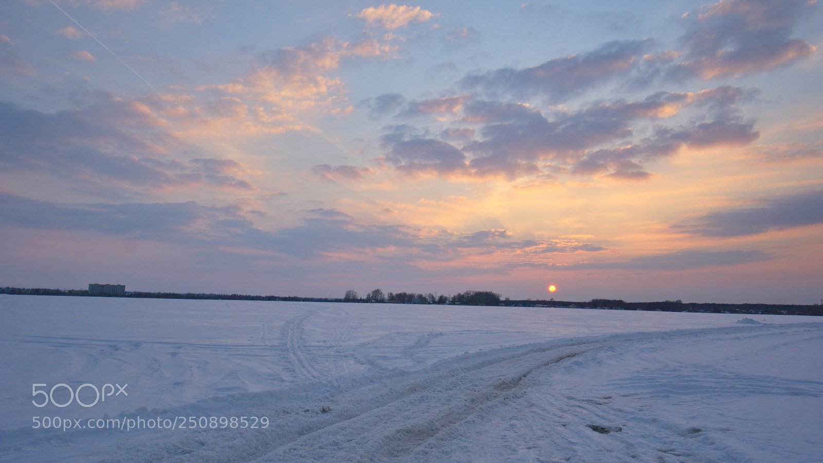 Sony a6000 sample photo. Ivanovka. march sundown. photography