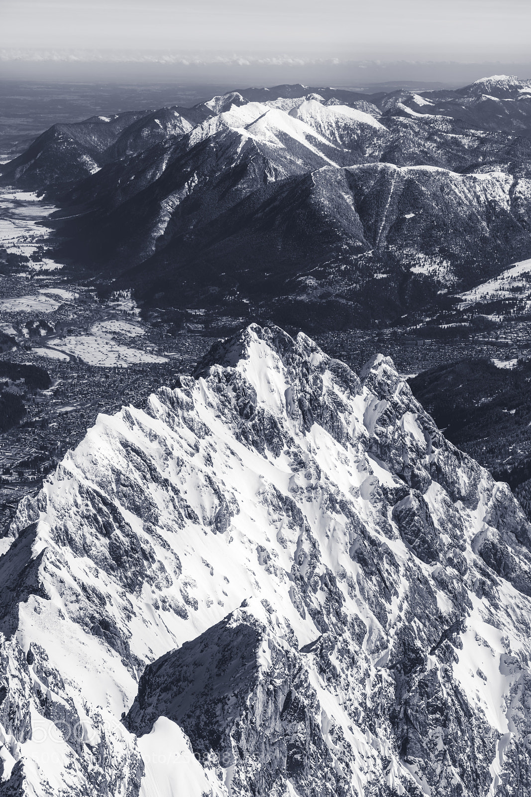 Sony a7R II sample photo. Alps from zugspitze b photography