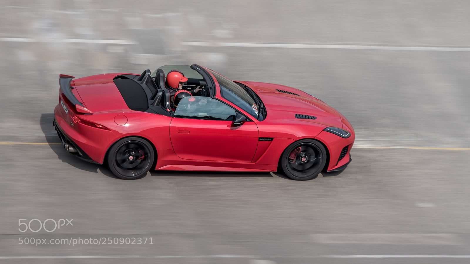 Pentax K-1 sample photo. Jaguar f-type svr photography