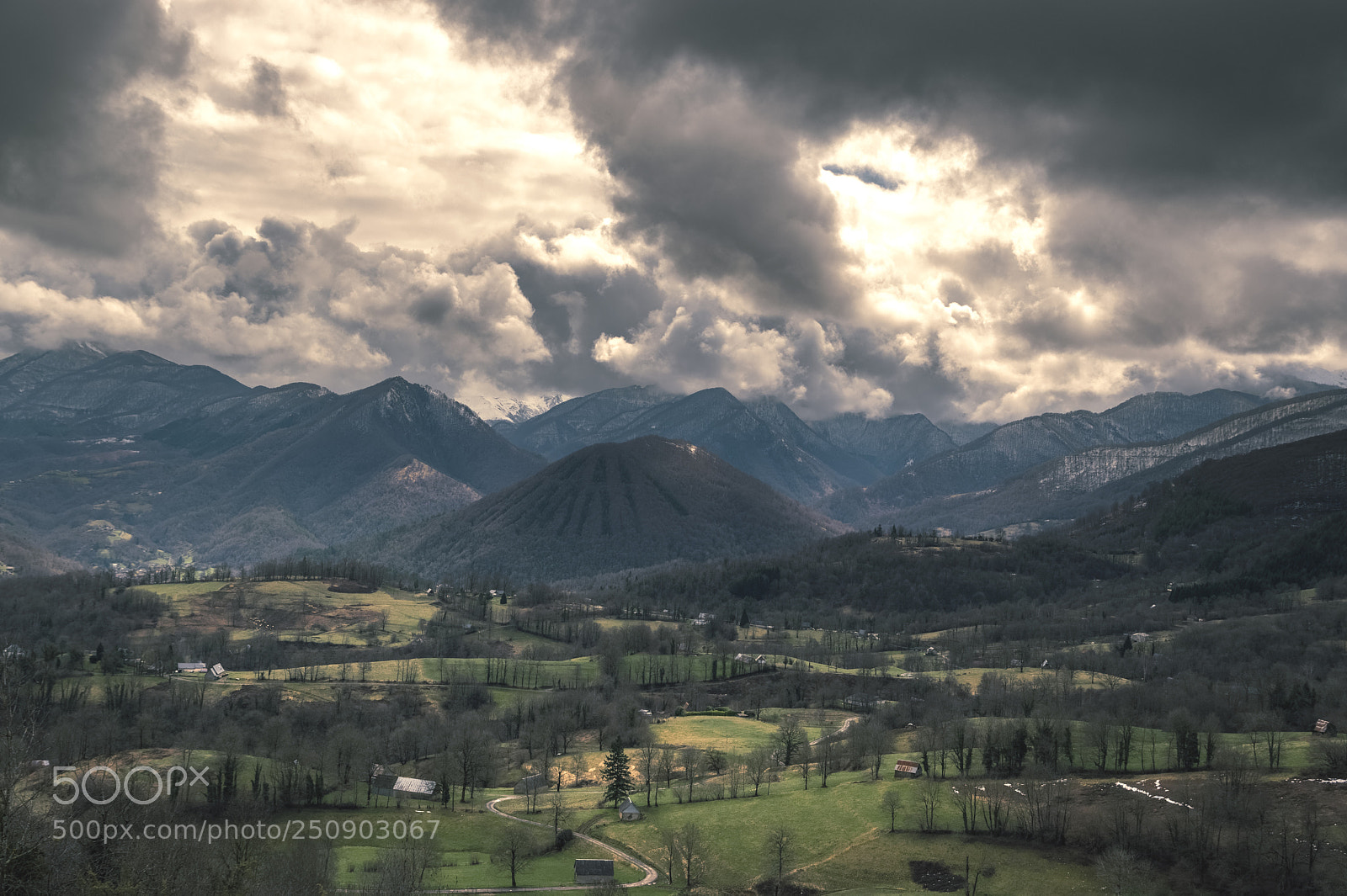 Nikon D5500 sample photo. Cloudy mountain photography
