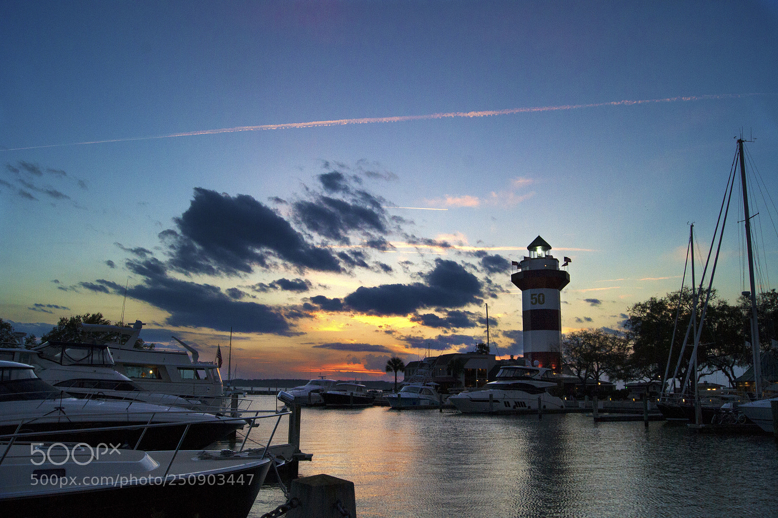 Sony Alpha DSLR-A500 sample photo. Harbour town lighthouse photography