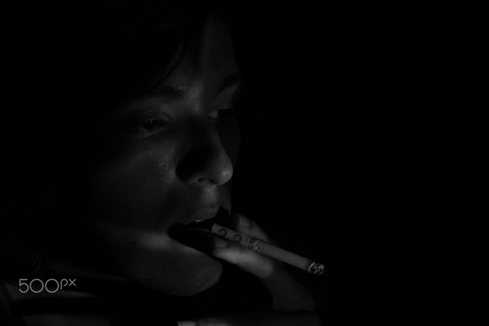 Canon EF 50mm F1.8 II sample photo. Smoking - hurting photography