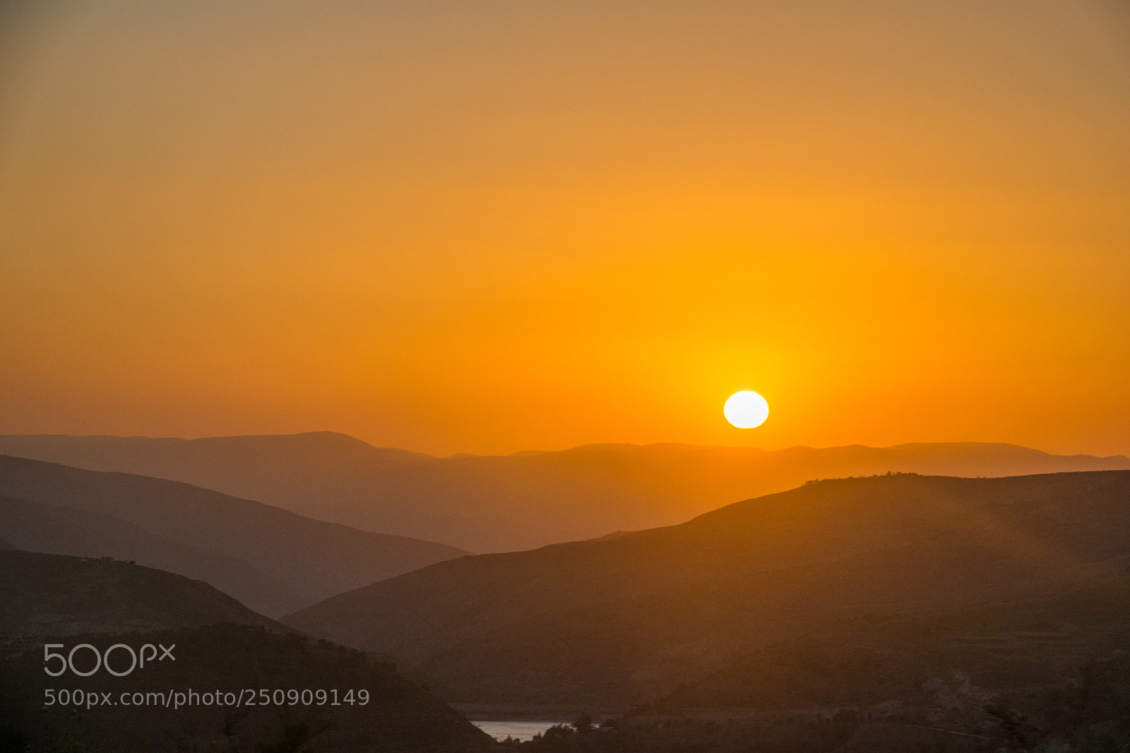 Nikon D5500 sample photo. Sunset in ajloun photography