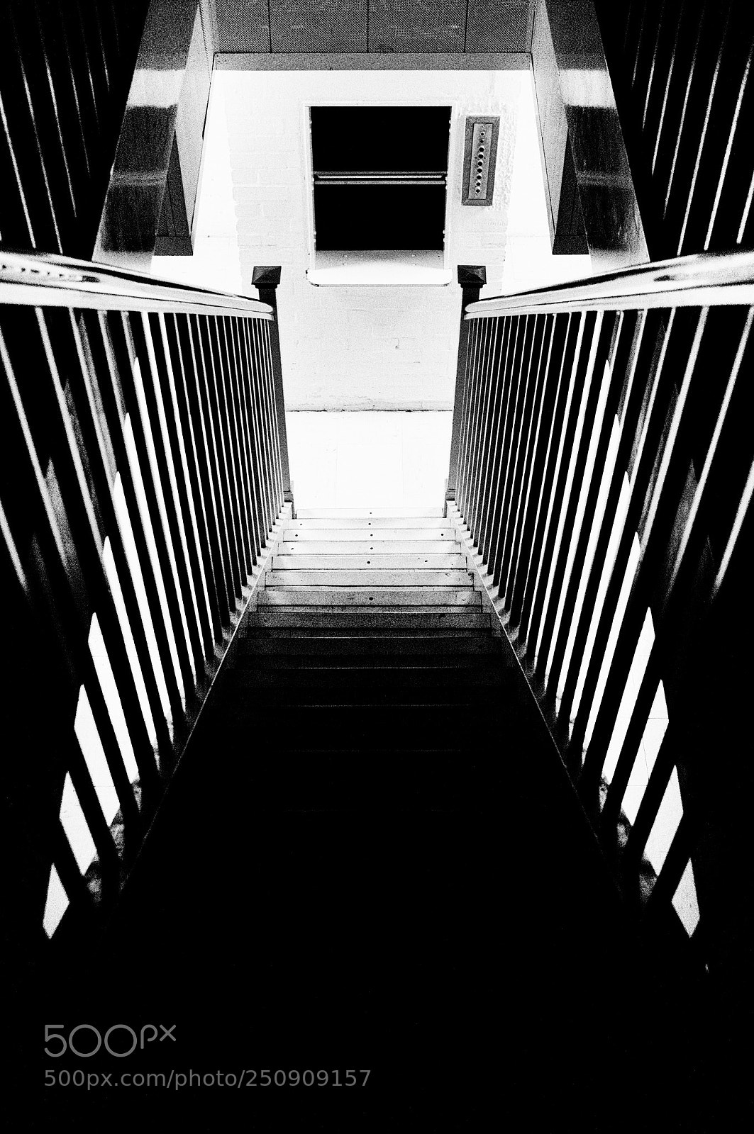 Fujifilm X-Pro1 sample photo. Library stairs photography