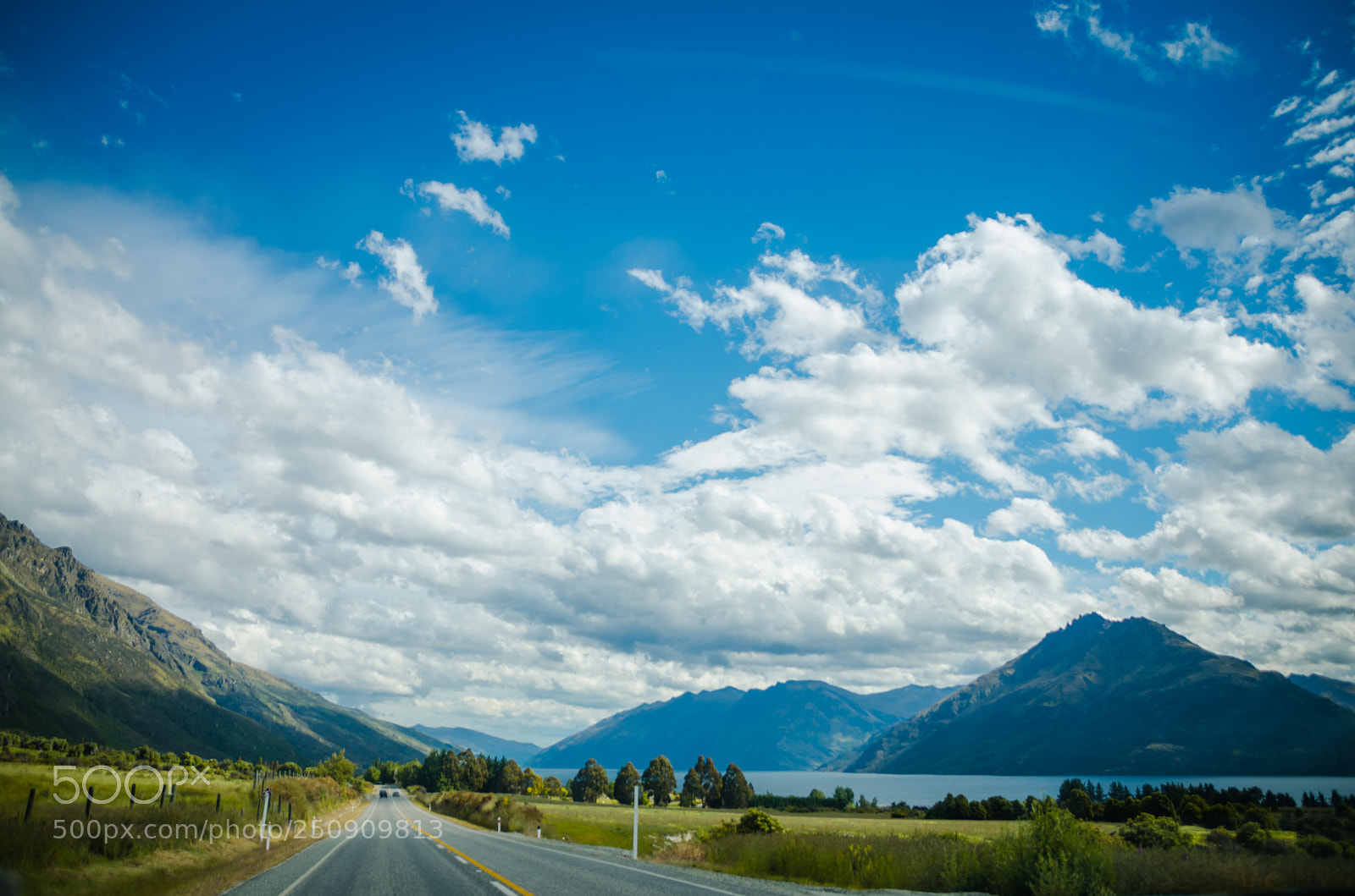 Nikon D7000 sample photo. Driving by lake wakatipu photography