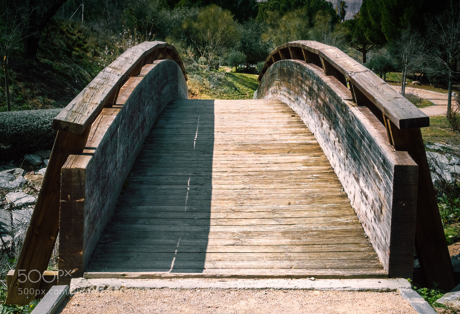 Nikon D3200 sample photo. Wooden bridge photography