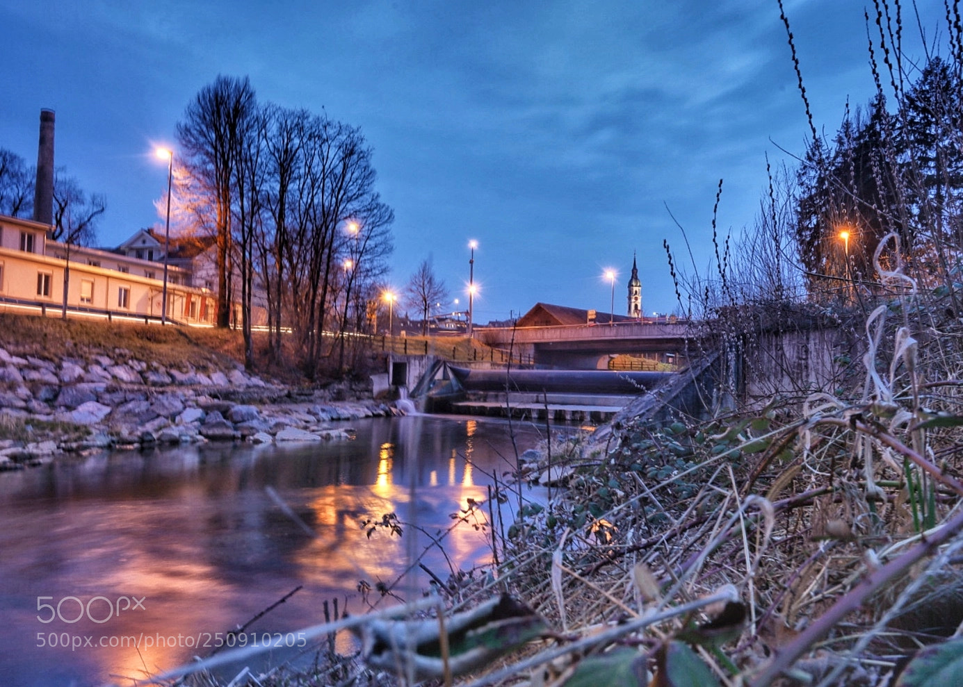 Sony a7 III sample photo. Blue hour photography