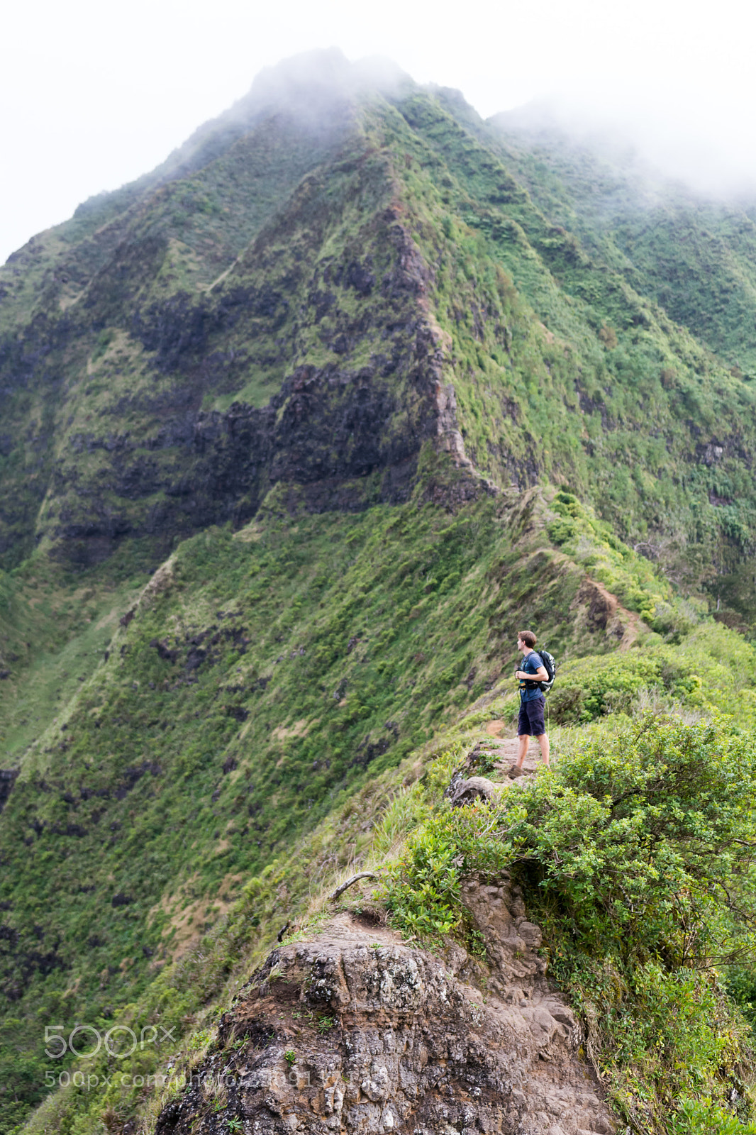 Nikon D7200 sample photo. Hiking up pali notches photography