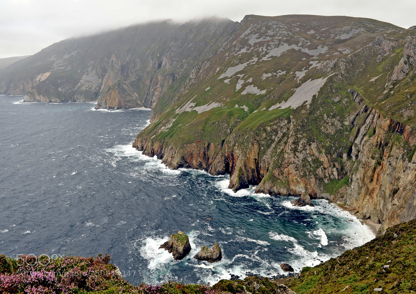 Nikon D700 sample photo. Cliffs of bunglass irlande photography