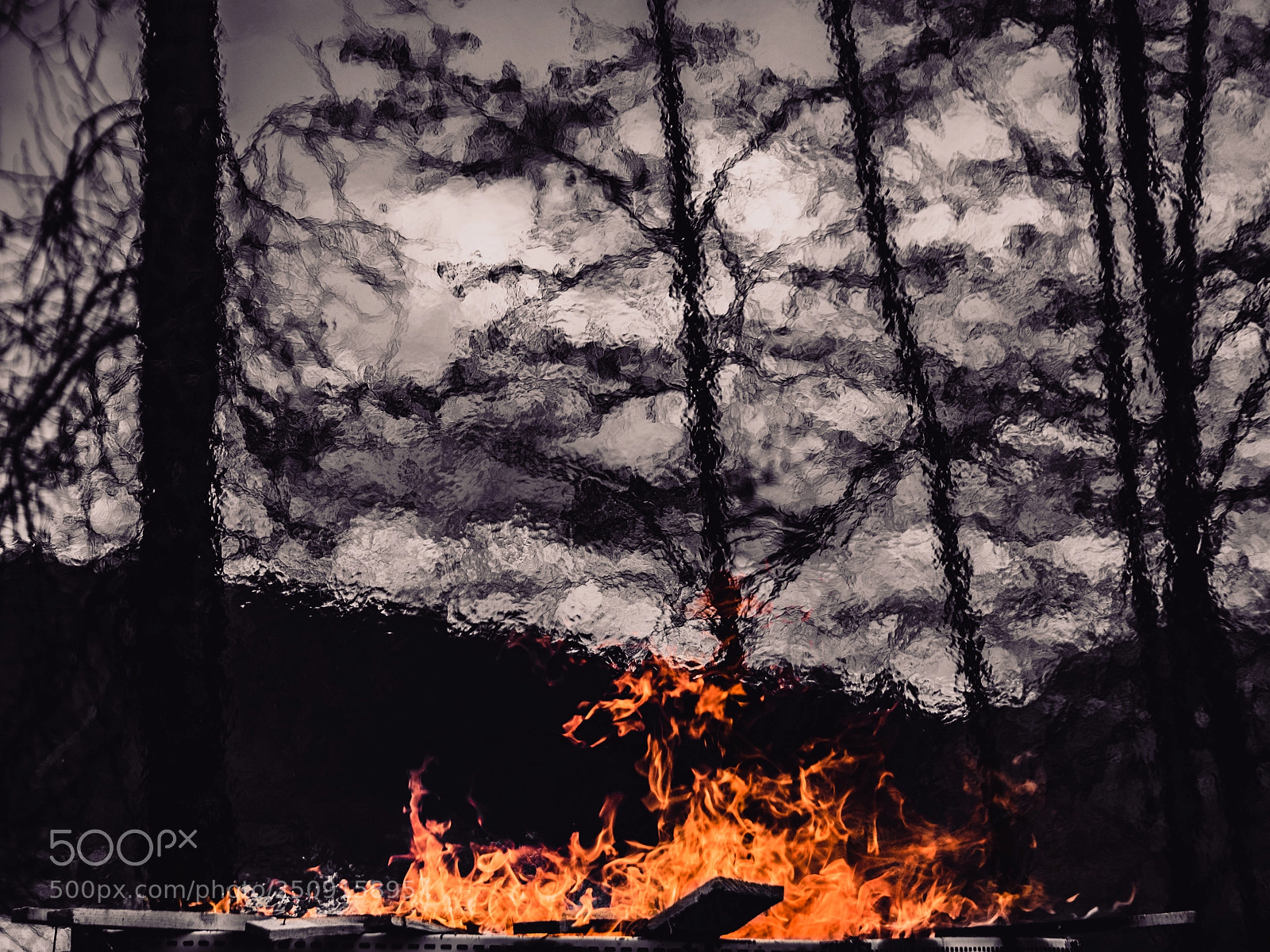 Olympus OM-D E-M5 II sample photo. Newroz fire photography