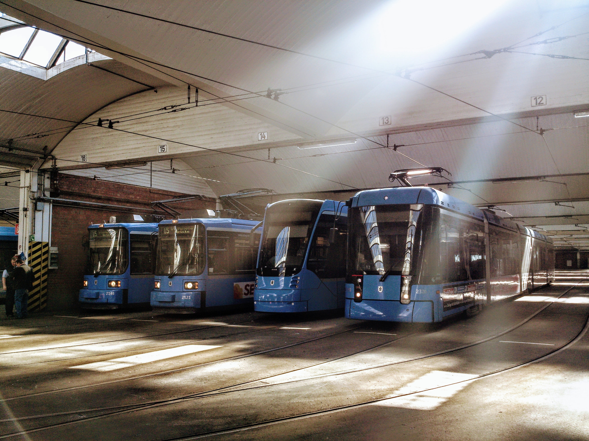 Sony Xperia V sample photo. Where the trams are sleeping photography