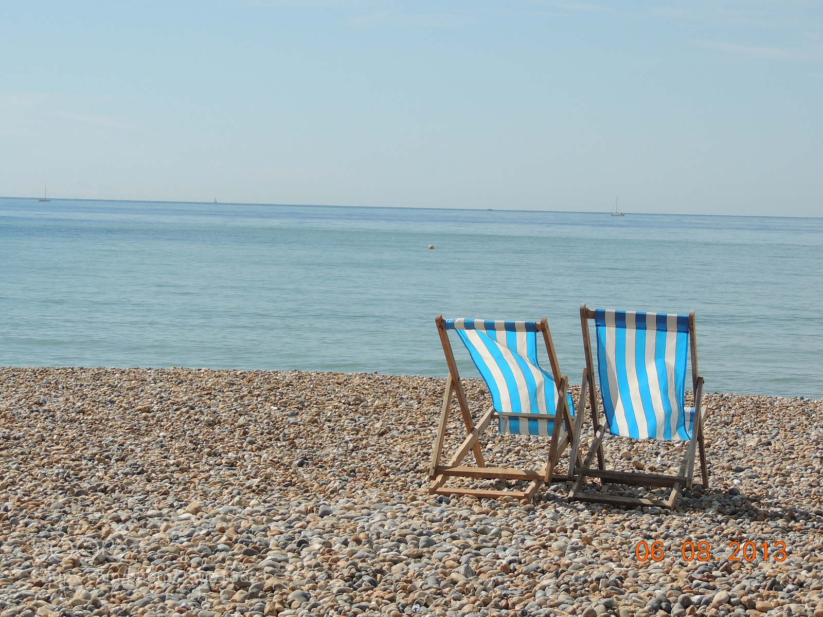 Nikon Coolpix P510 sample photo. Beach chairs photography