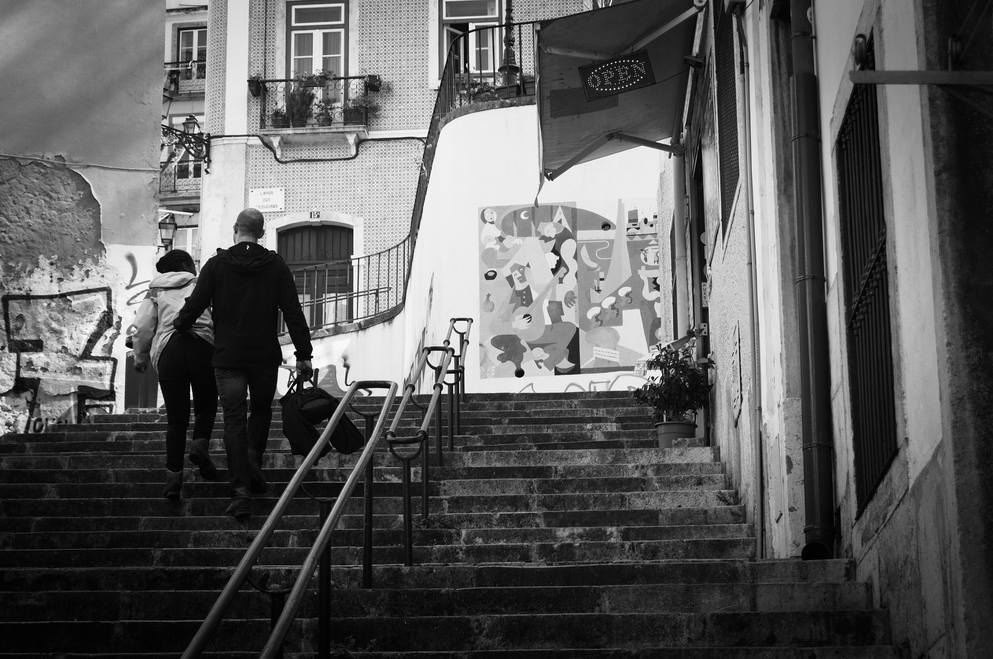 Nikon D3100 sample photo. Escadaria photography