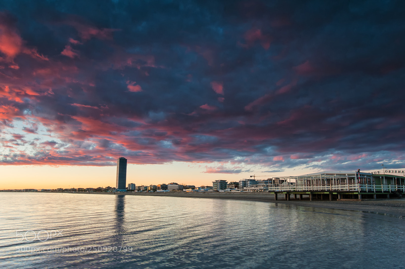 Nikon D700 sample photo. Red sky photography
