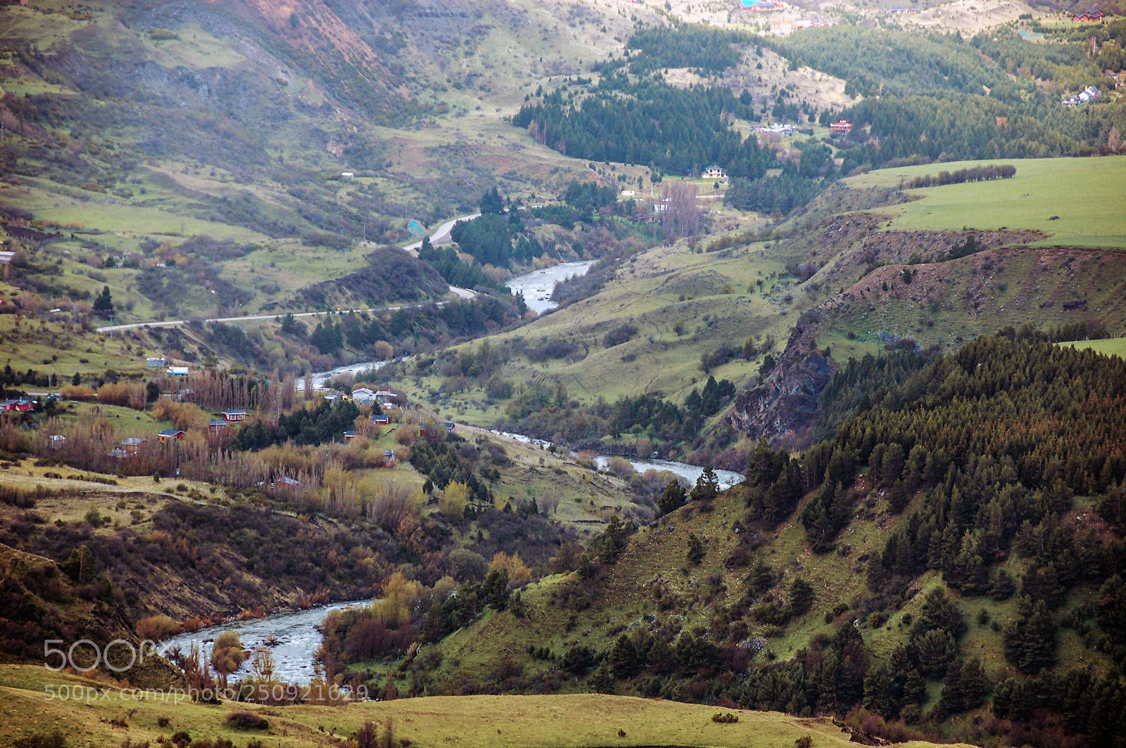 Nikon D50 sample photo. A valley in southern photography
