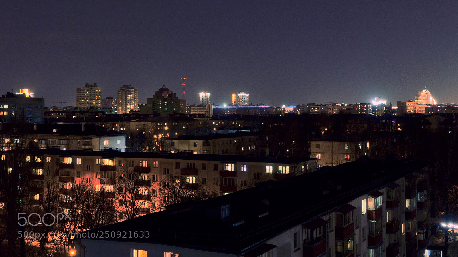 Sony DSC-RX100M5 sample photo. Night minsk photography