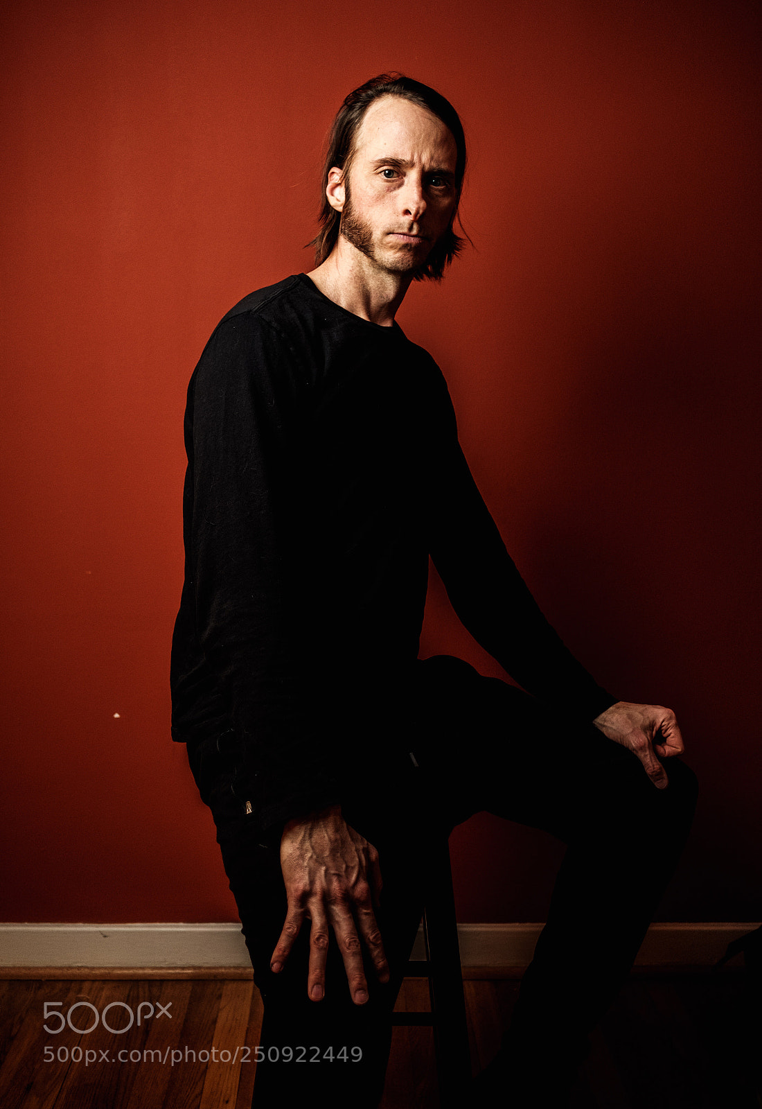 Fujifilm X-Pro2 sample photo. Self portrait in red photography