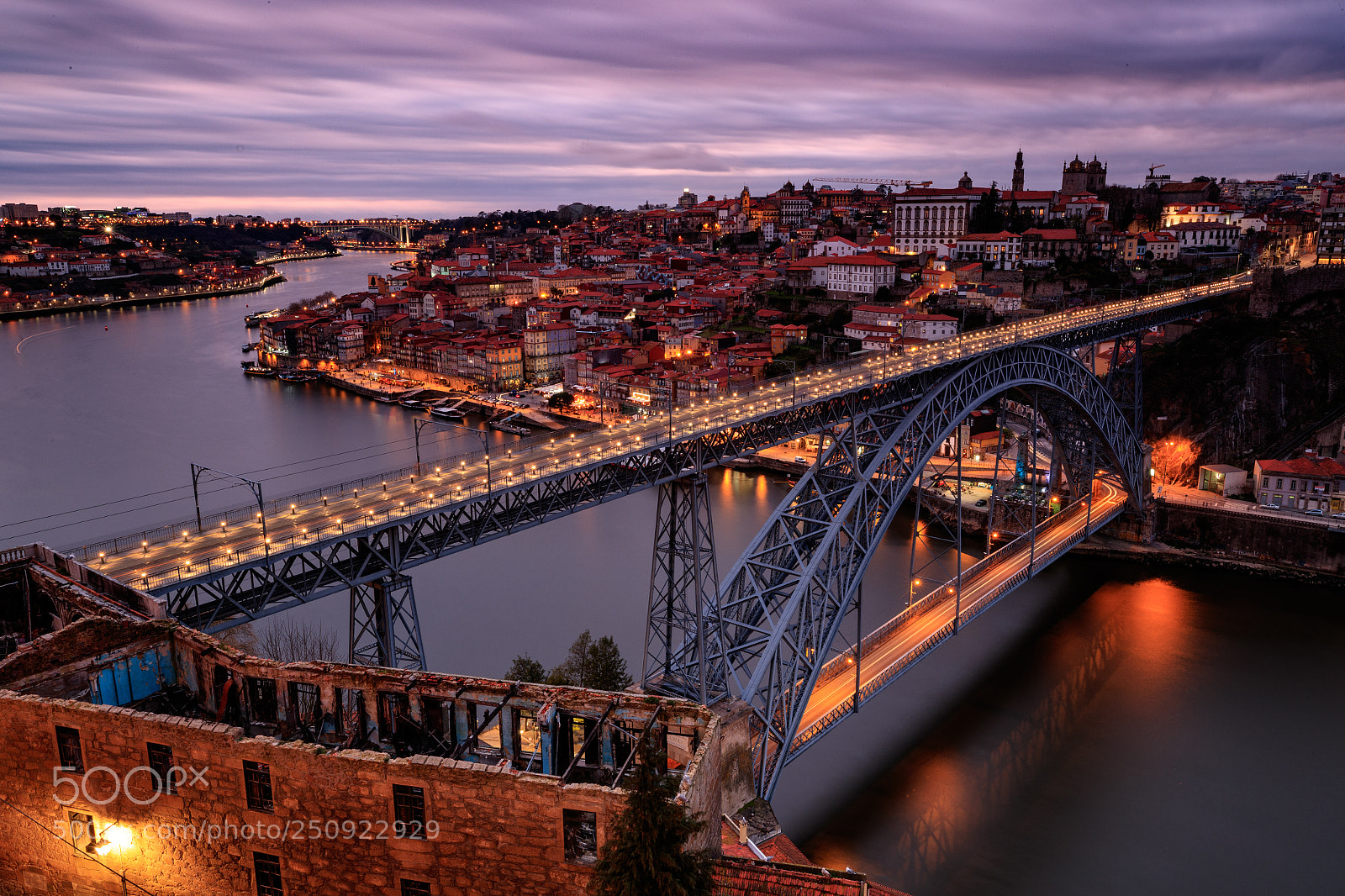 Canon EOS-1D X Mark II sample photo. Blue hour in oporto photography