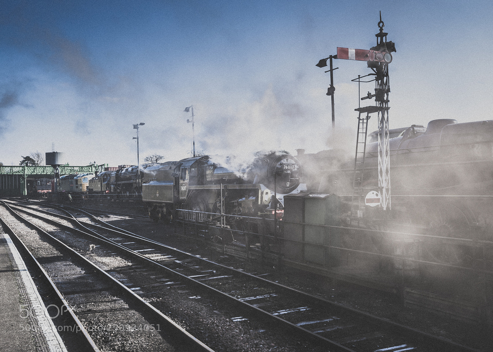 Nikon D810 sample photo. Ropley railway sidings photography