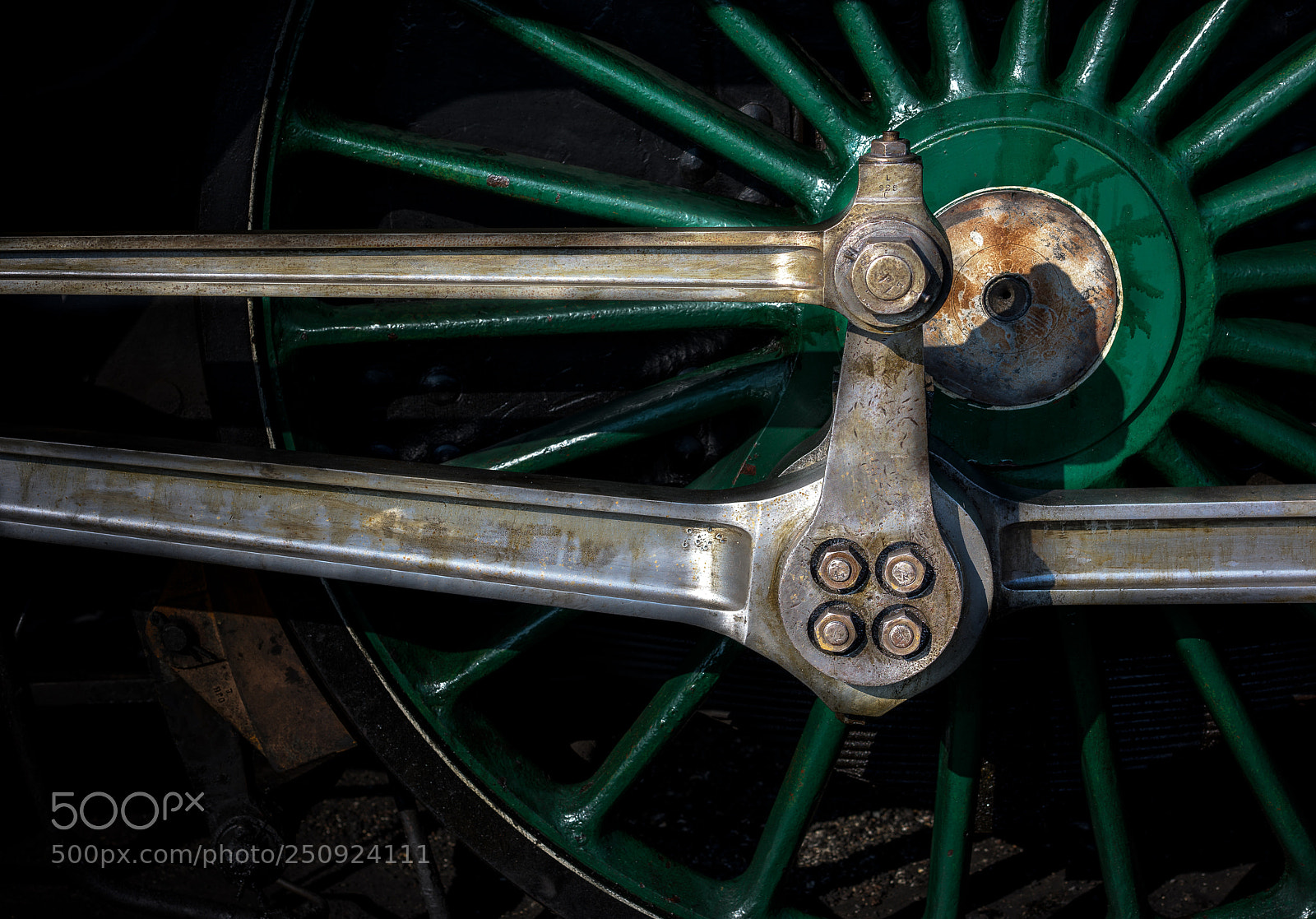 Nikon D810 sample photo. Steam locomotive conrod photography