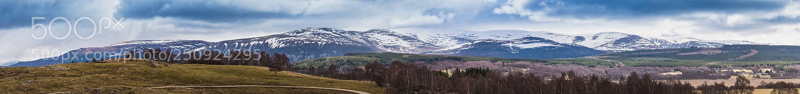 Sony a7R III sample photo. Panorama aviemore photography