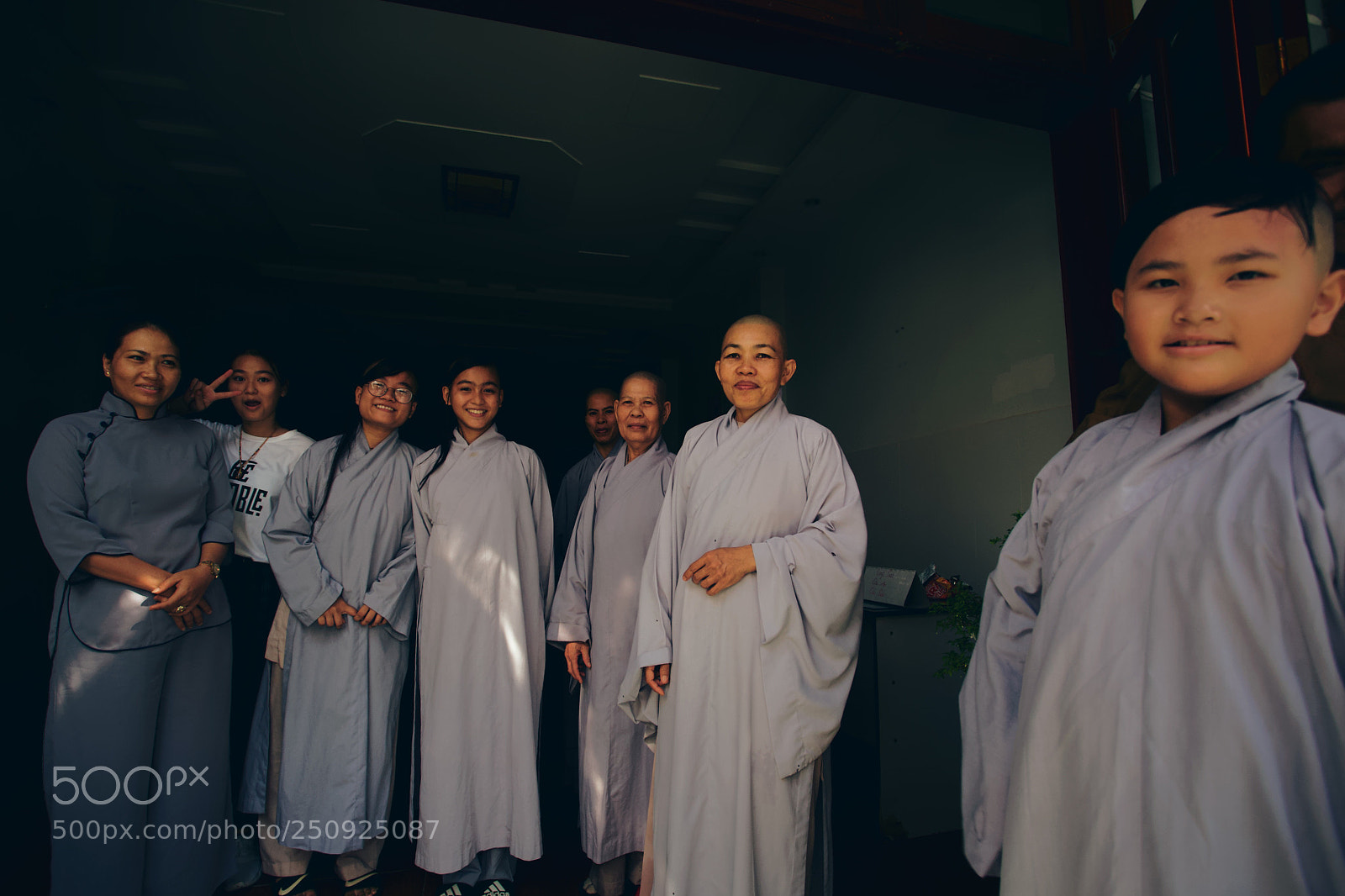 Canon EOS 5D sample photo. Monks in vung tau photography