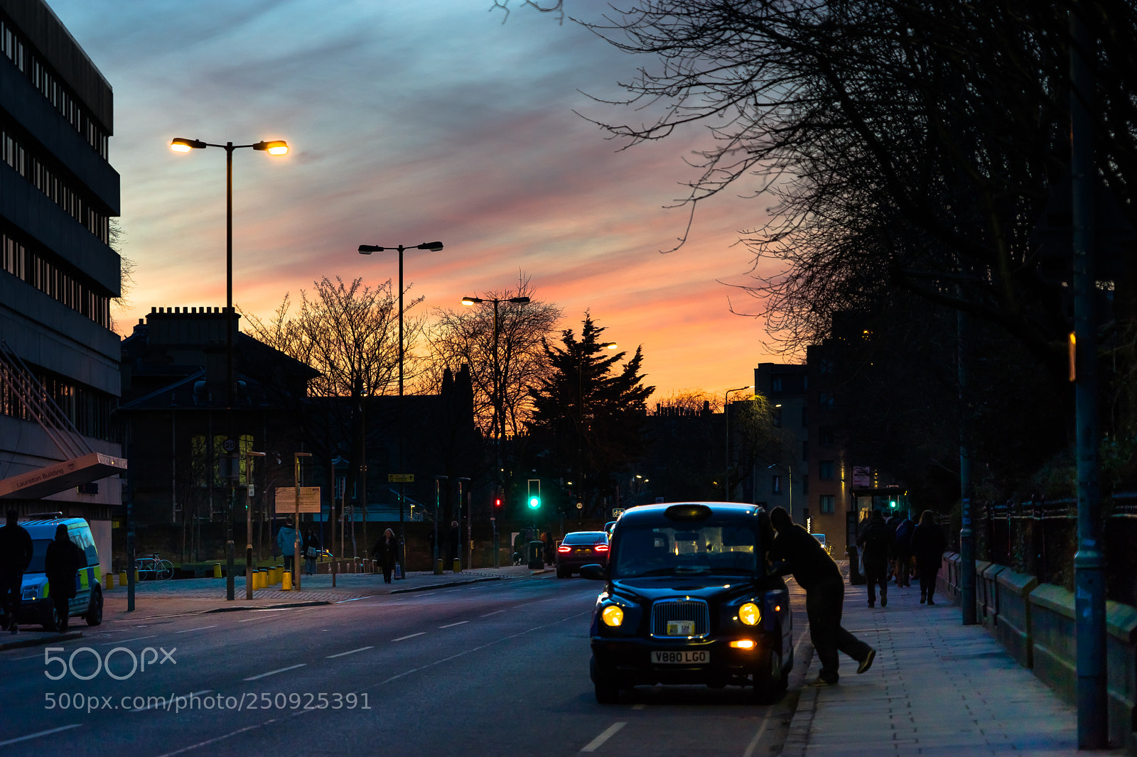 Sony a7 sample photo. Edinburgh at dusk photography