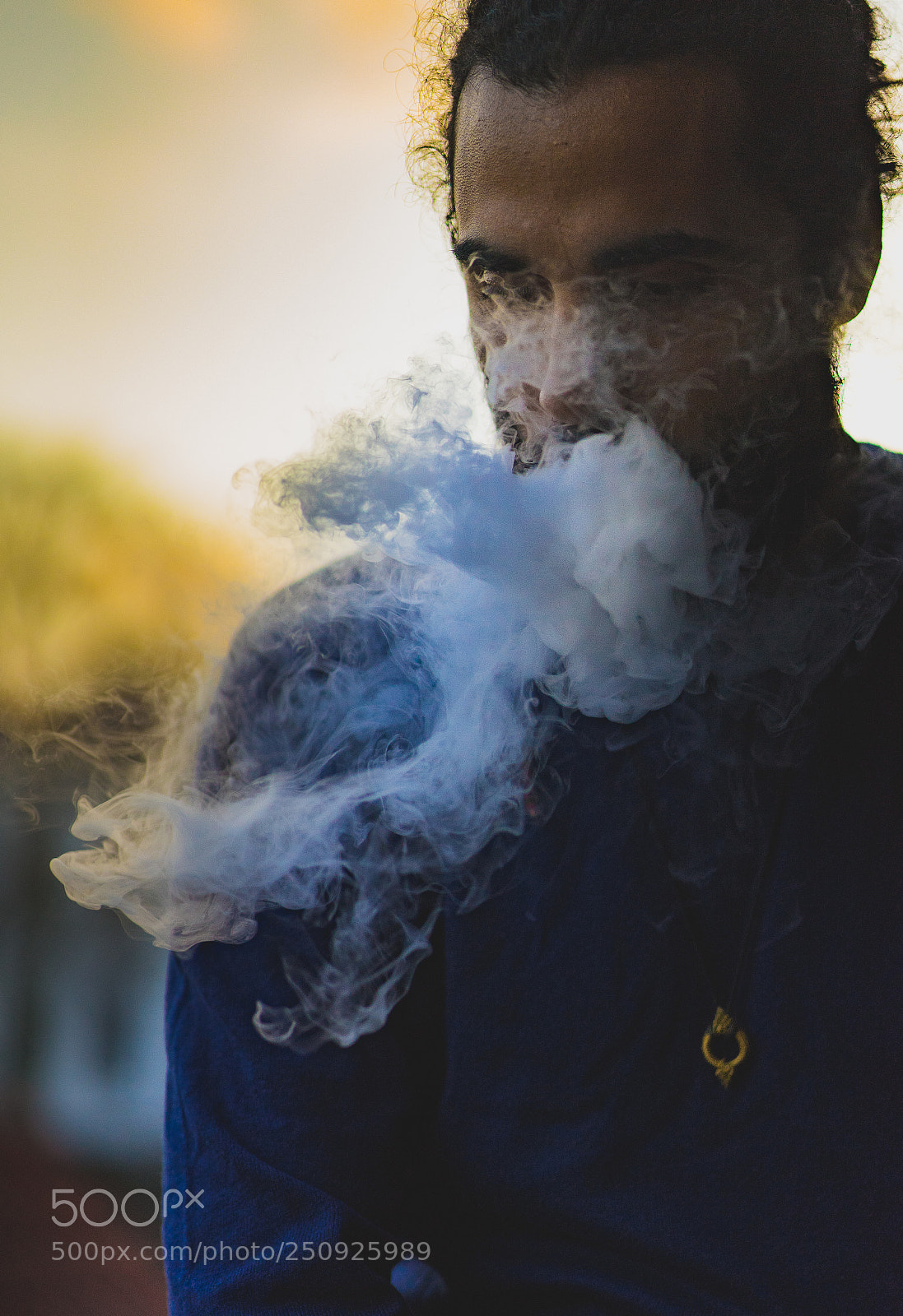 Sony a7 sample photo. Speaking smoke photography