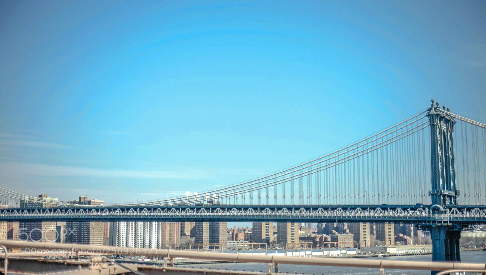 Canon EOS 5D Mark II sample photo. Manhattann bridge photography