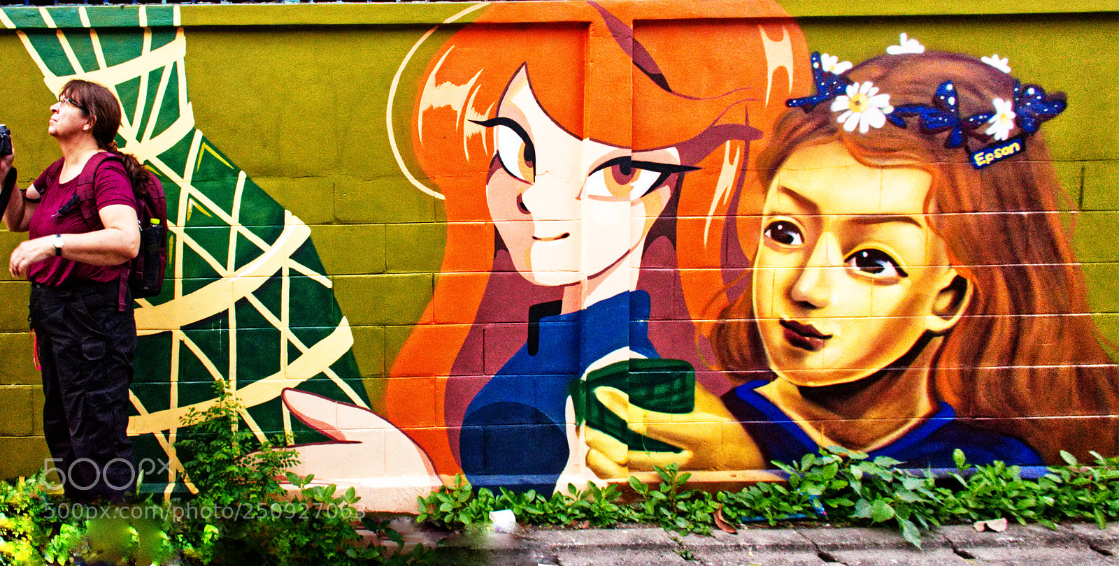 Nikon D7200 sample photo. Street art chiang mai photography