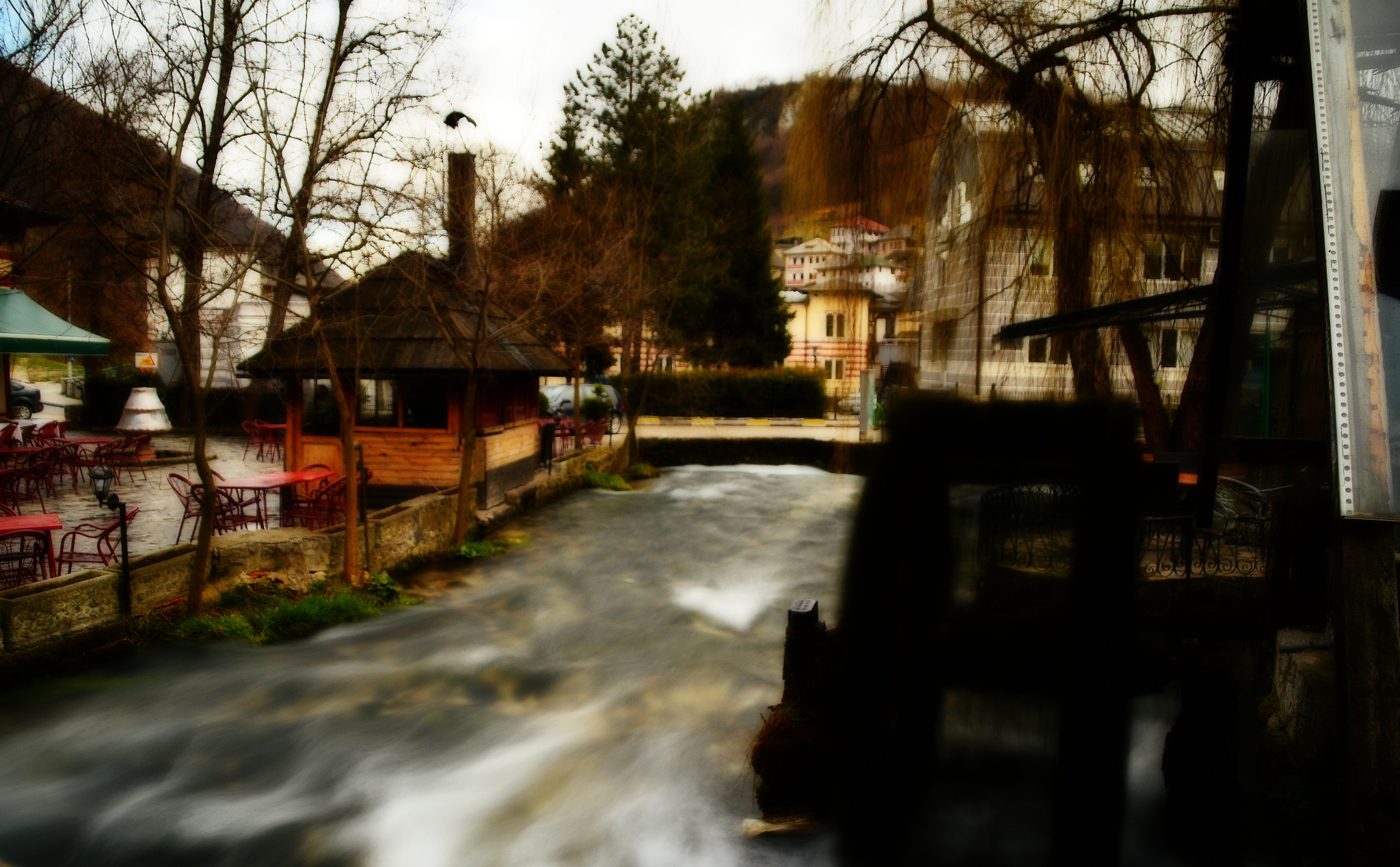 Nikon D3200 sample photo. Place blue water in travnik photography