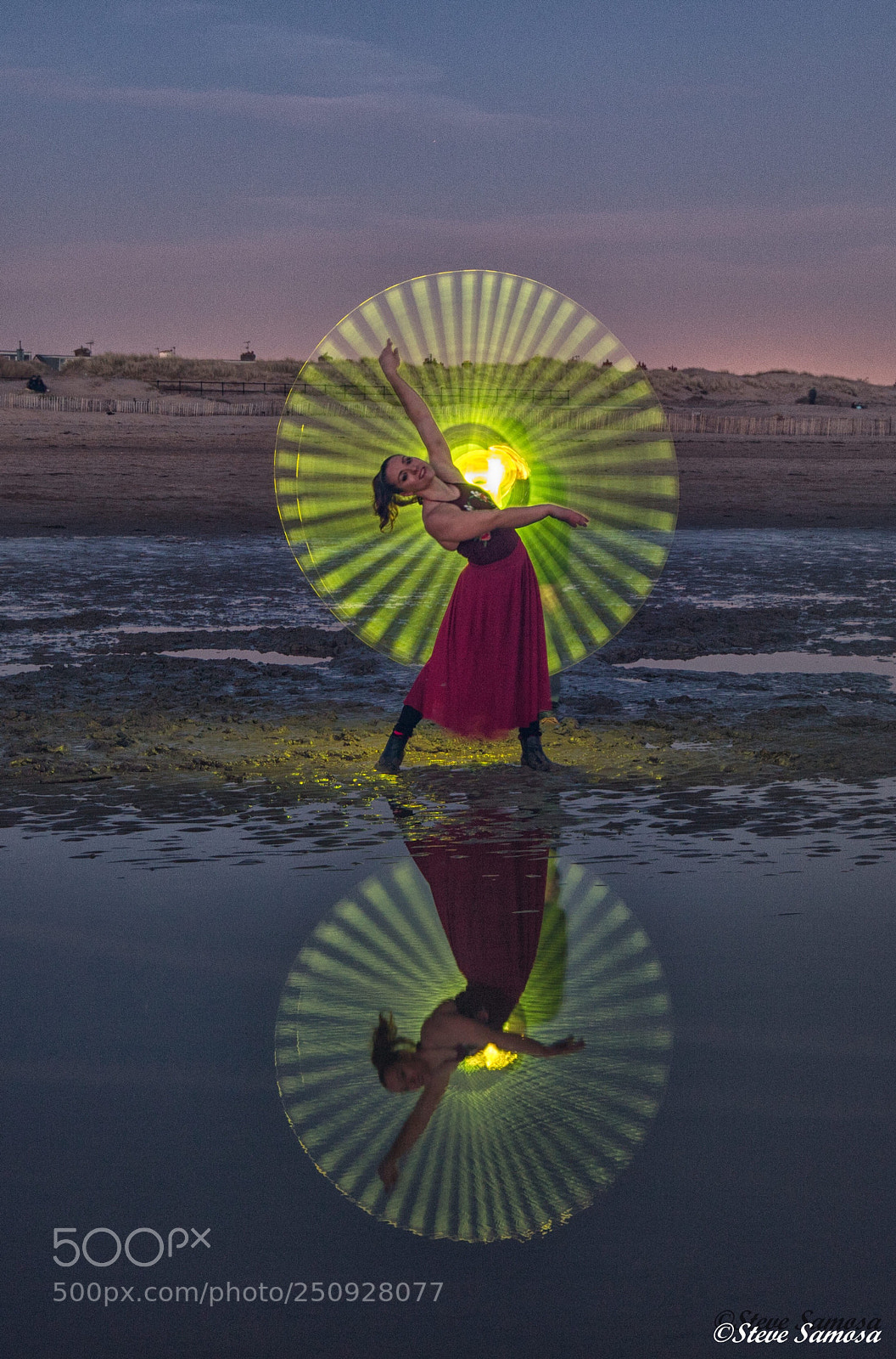 Canon EOS 6D Mark II sample photo. Crosby beach light painting  photography