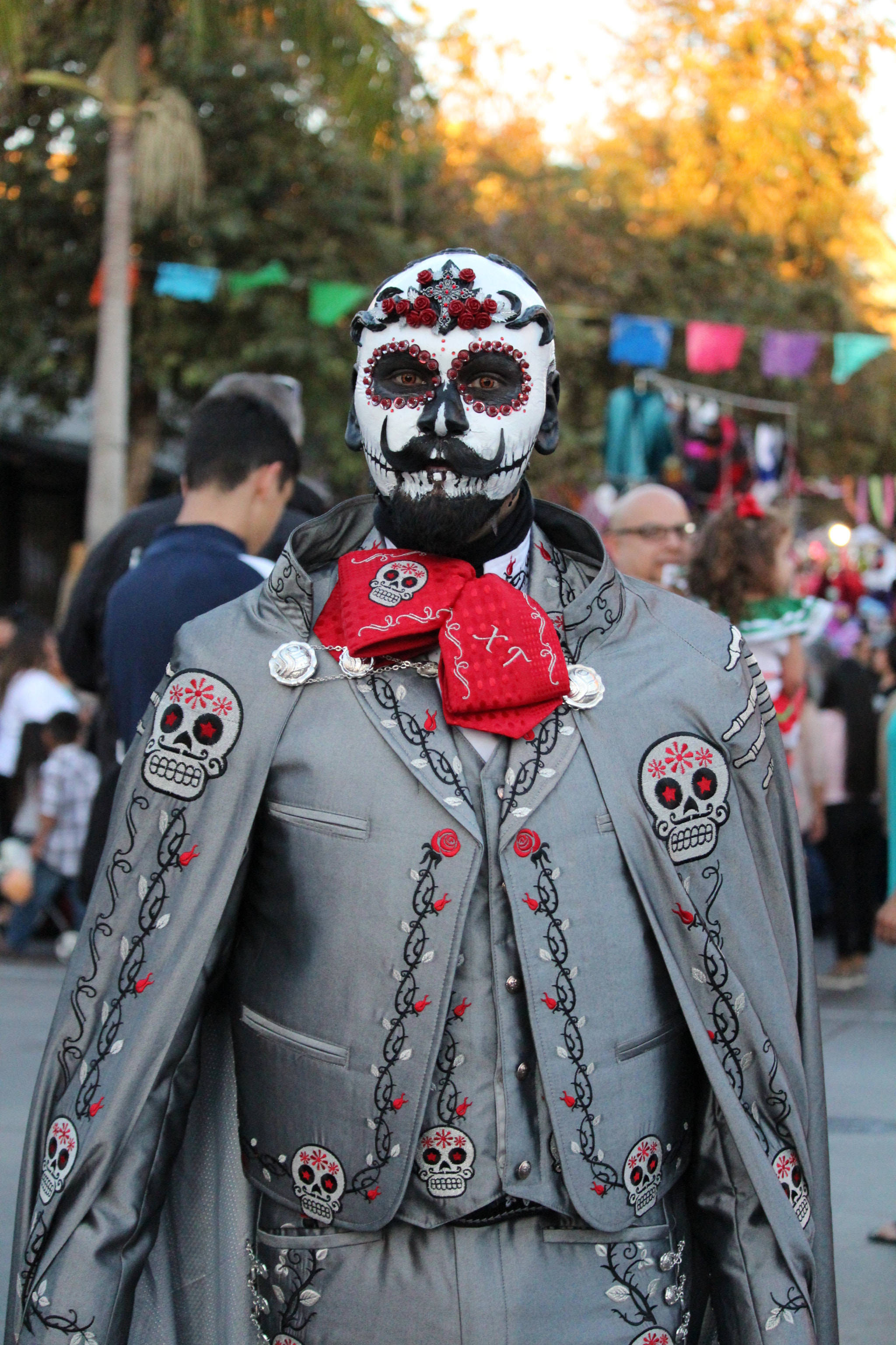 Canon EF-S 55-250mm F4-5.6 IS STM sample photo. Day of the dead mariachi photography
