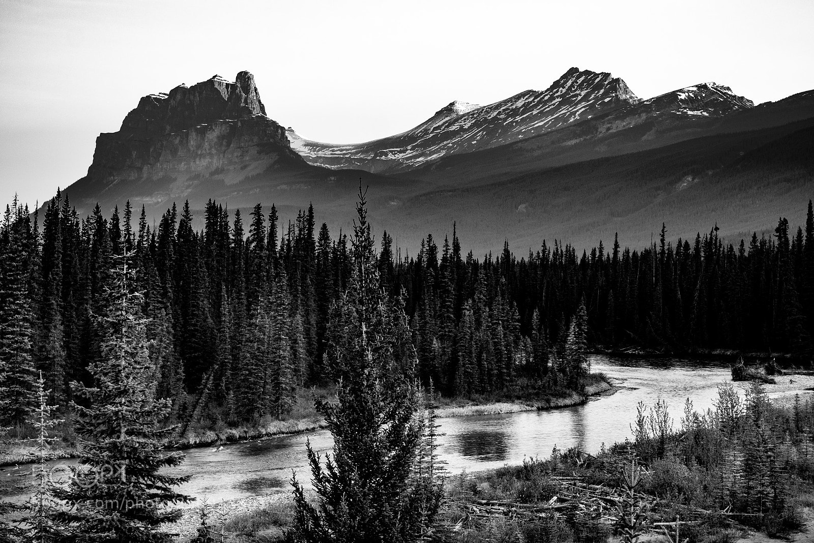 Panasonic Lumix DMC-GX7 sample photo. Castle mountain photography