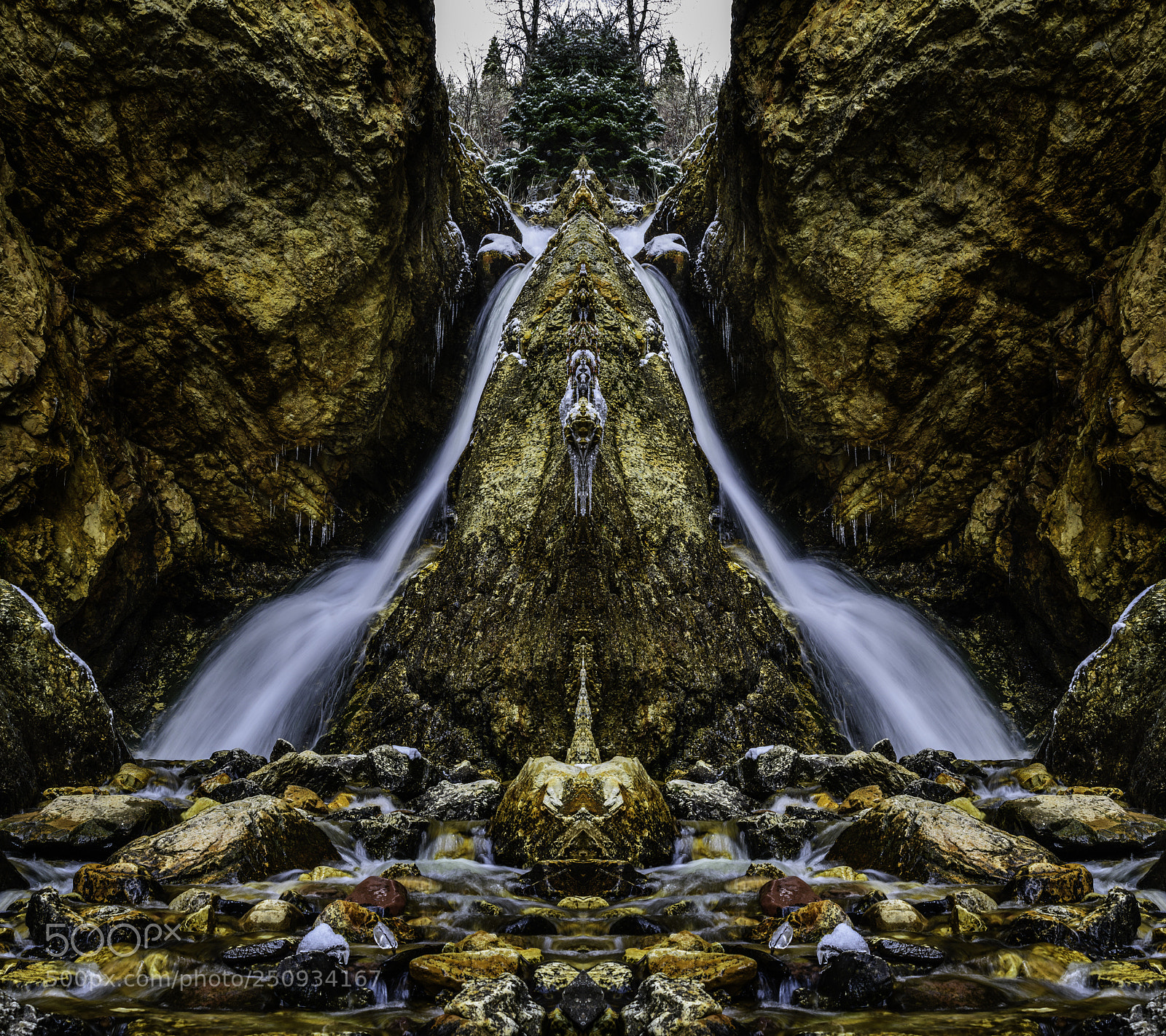 Nikon D5500 sample photo. Hidden falls photography